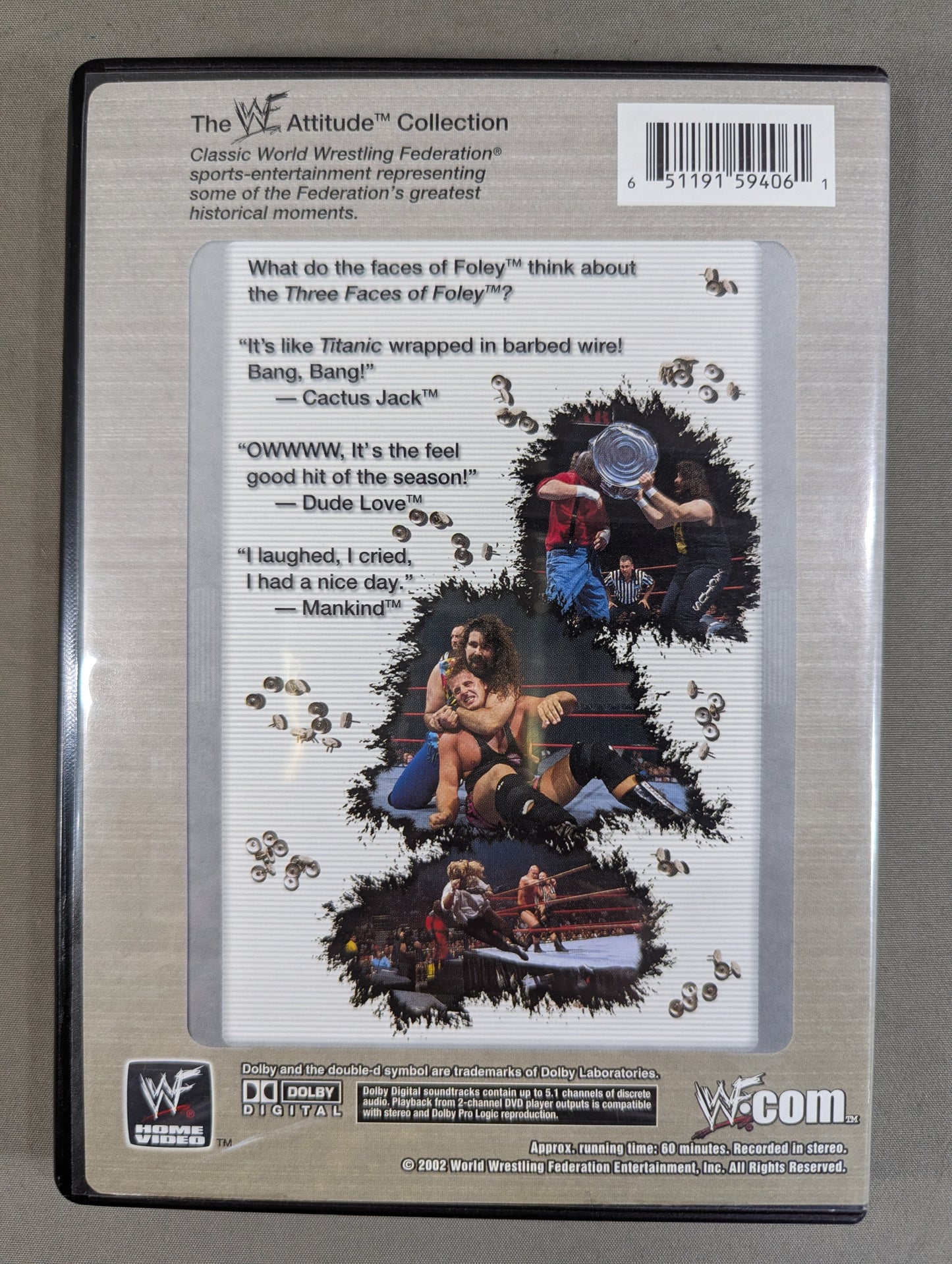 THREE FACES OF FOLEY ★WWF ATTITUDE COLLECTION★