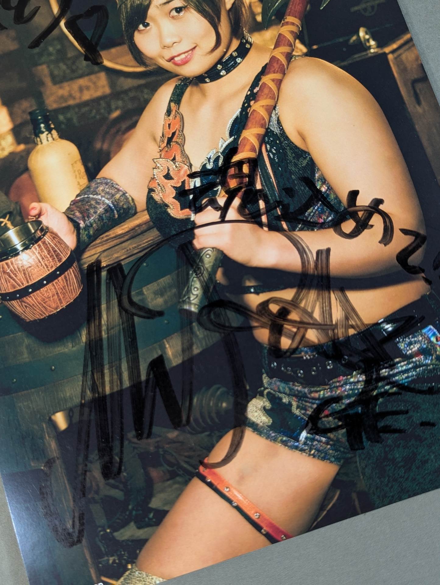 MIRAI hand signed autograph stardom Pro-Photo (C-1)