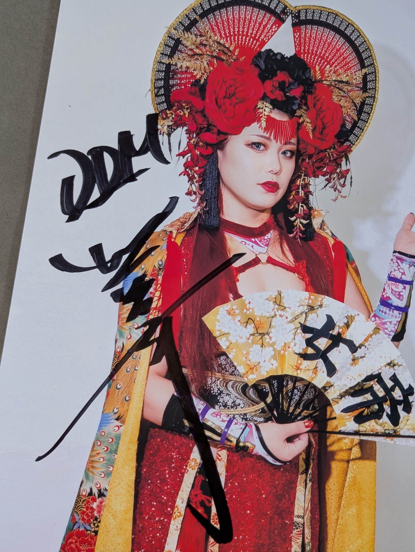 舞華 直筆サイン入り スターダムポートレート(Q-9)