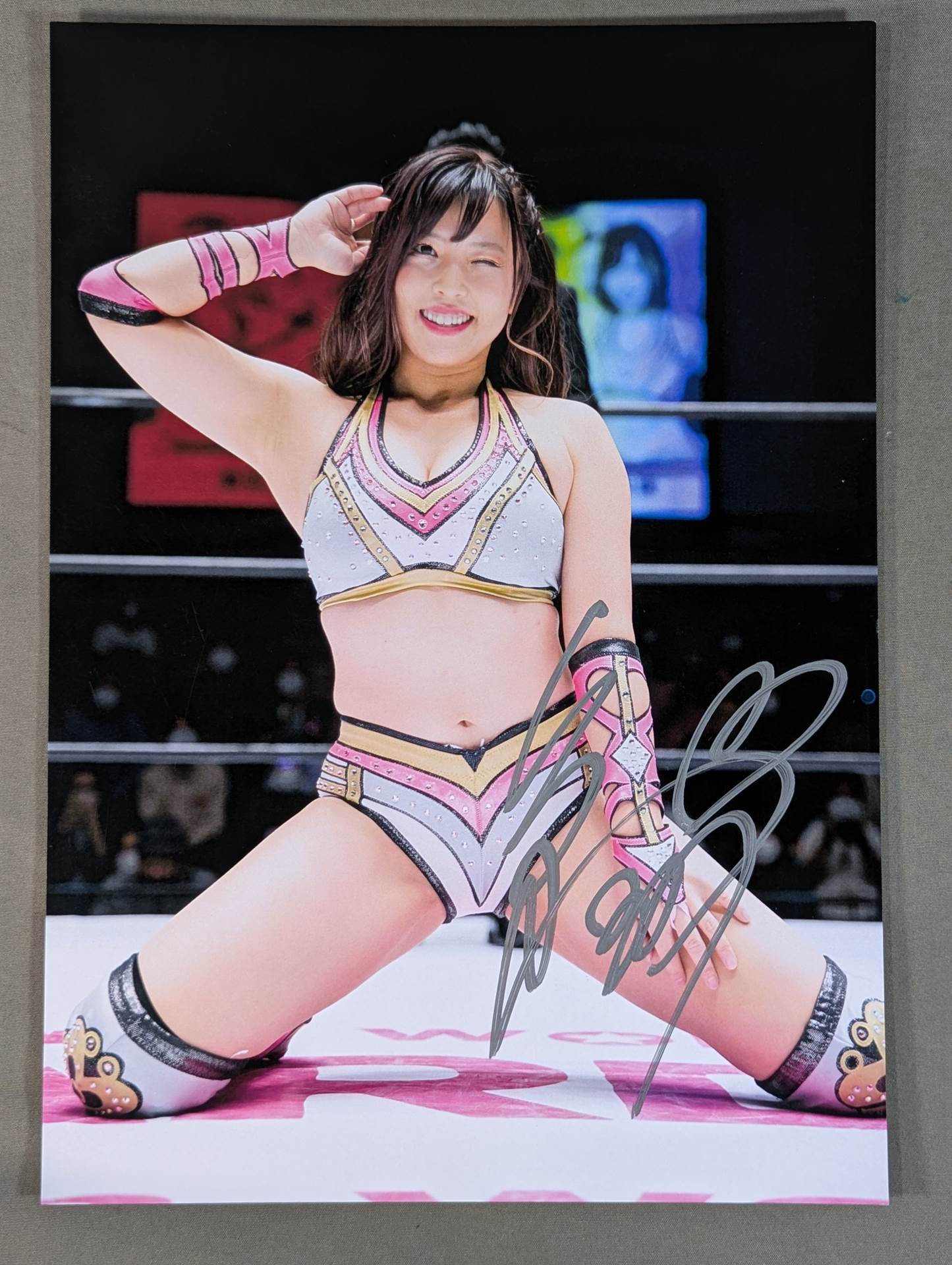 白川未奈 直筆サイン入り スターダムポートレート(I-4) – 闘道館