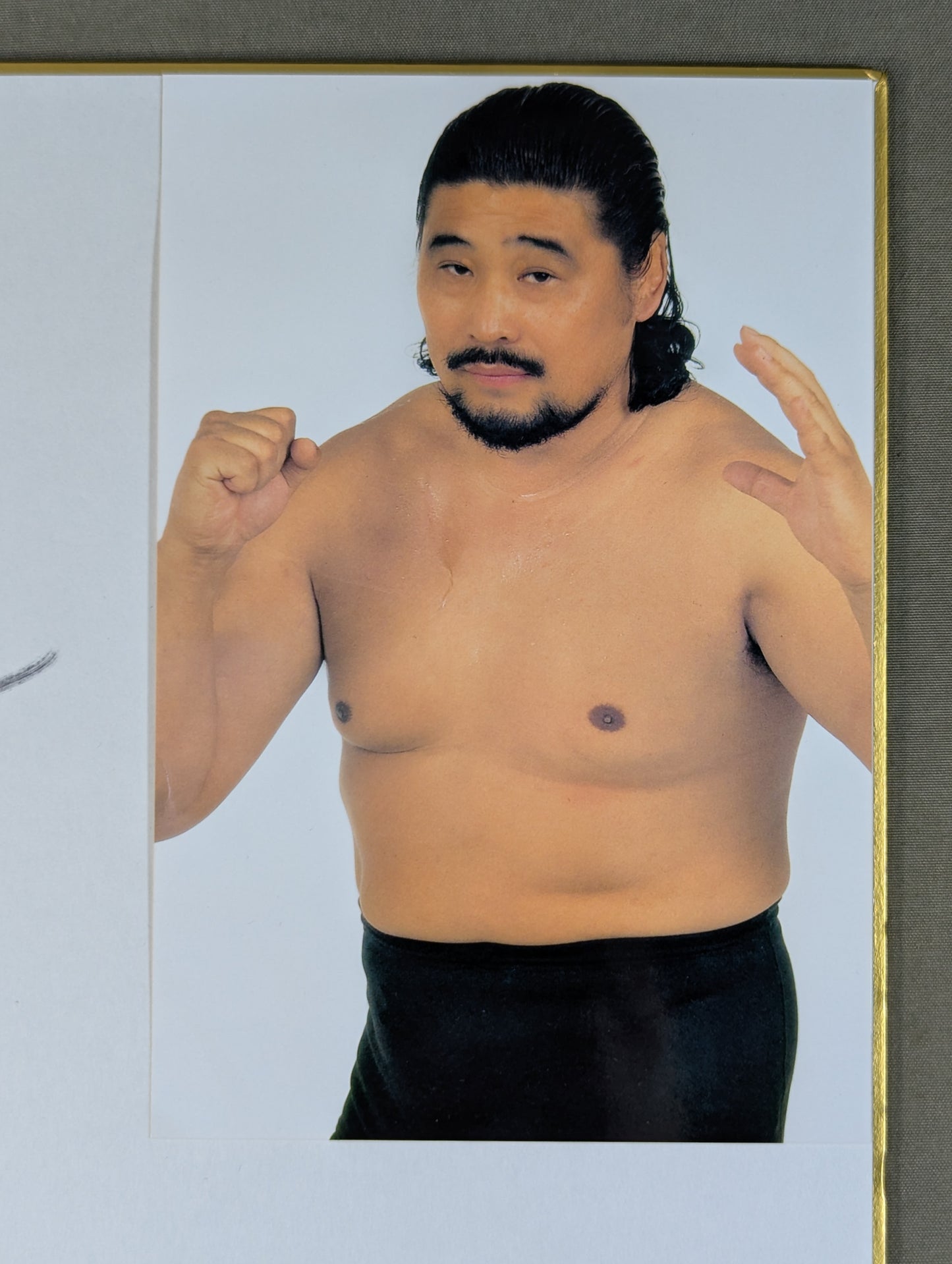 谷津嘉章(ブロマイド貼付)