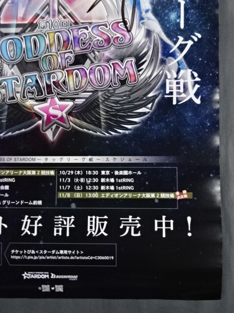 【ジュリア&岩谷麻優 直筆Wサイン入り】第10回 GODDESS OF STARDOM ~タッグリーグ戦~