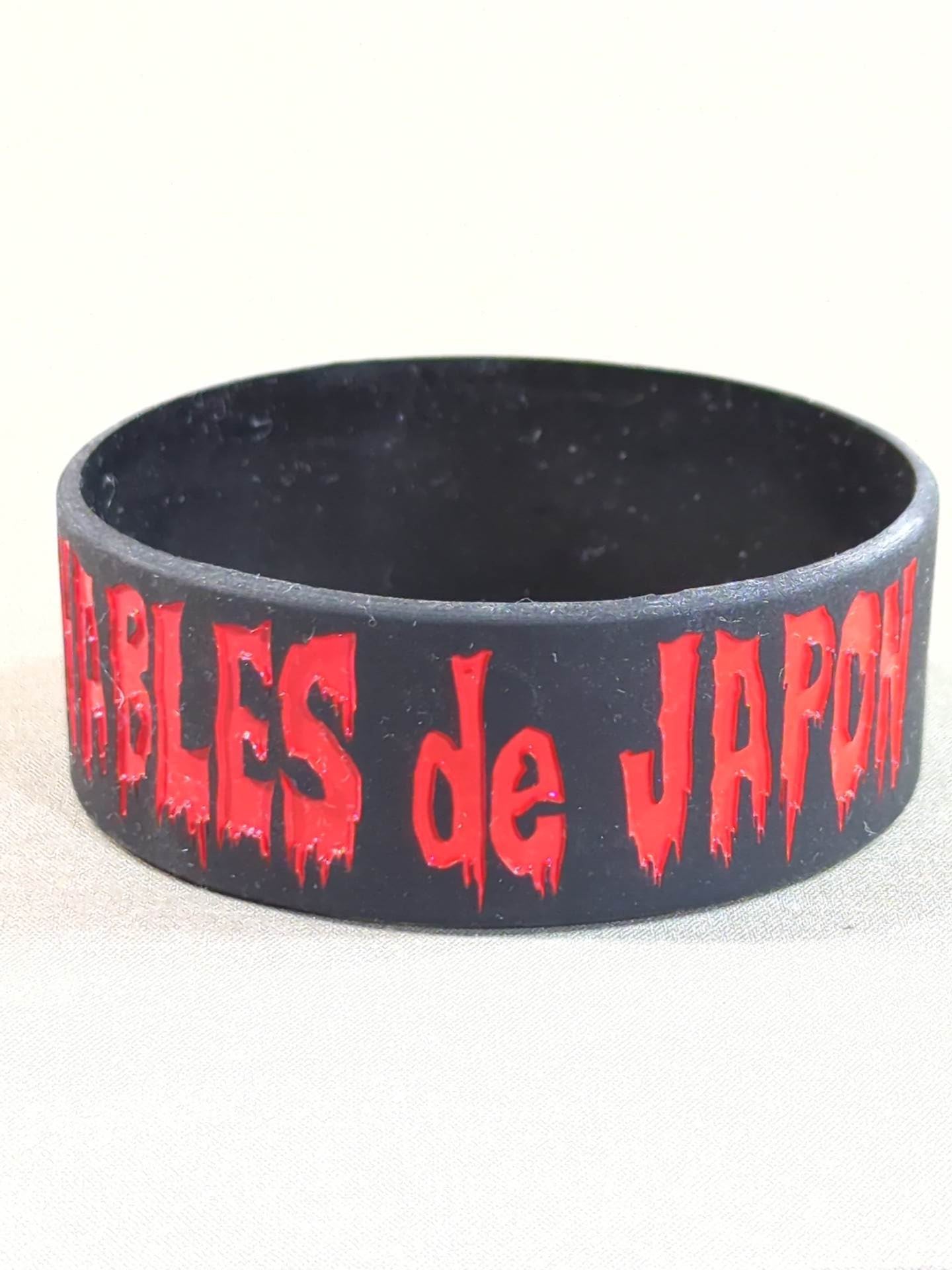 L・I・J シリコンラバーバンド(ブラック×レッド)