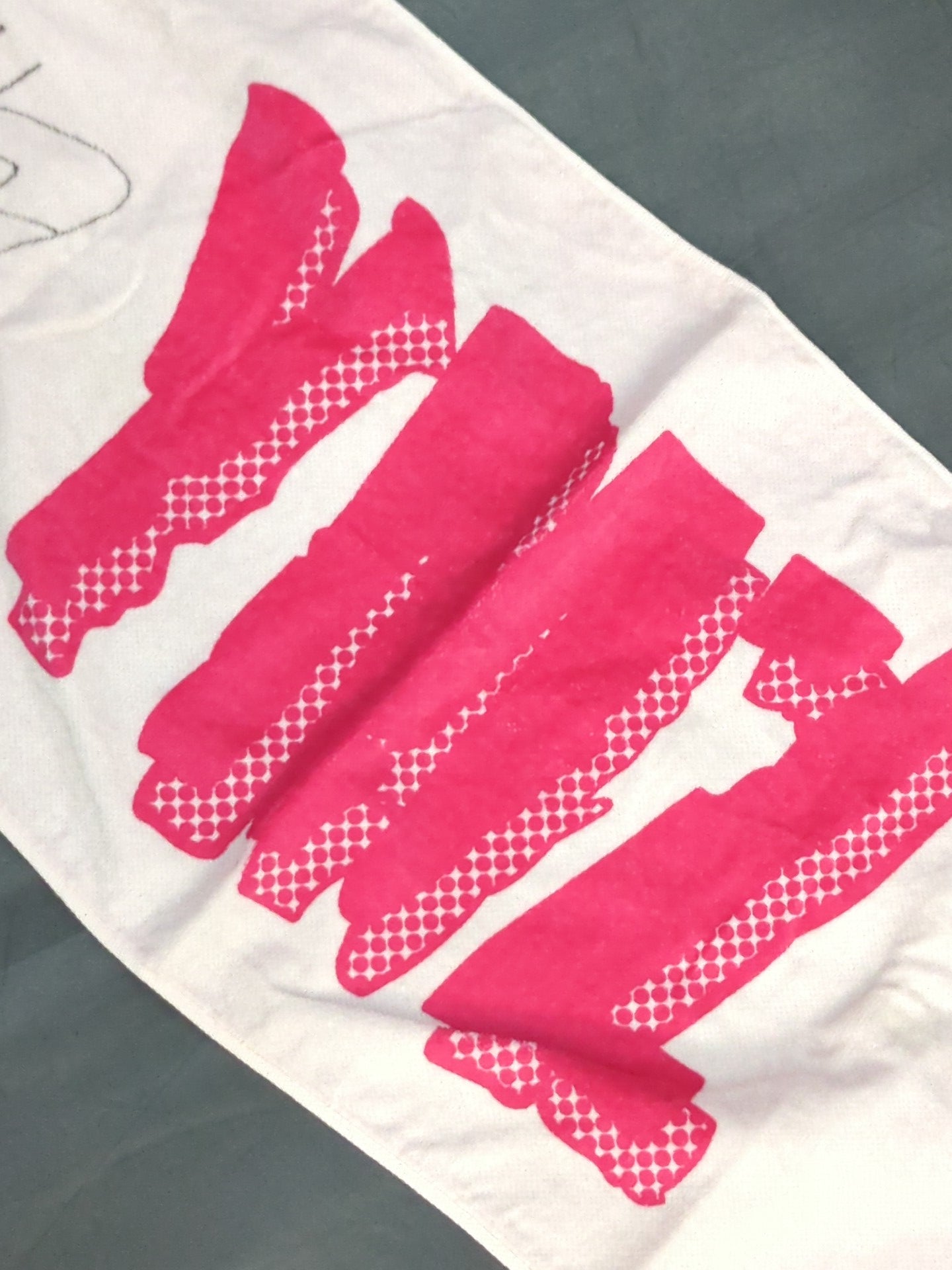 【Kaori Yoneyama hand signed autograph 】YMZ Face Towel