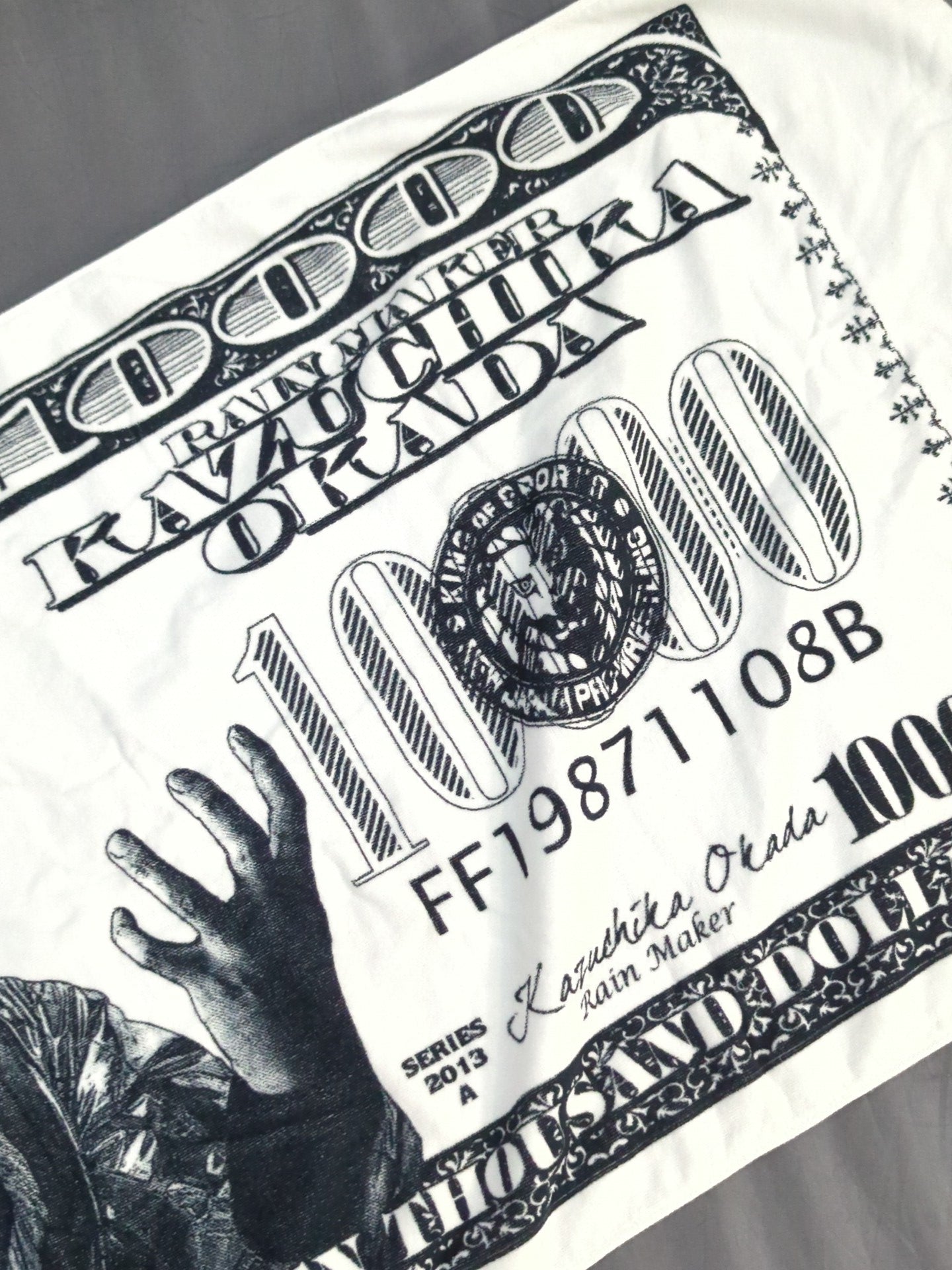 Kazuchika Okada "2nd Rainmaker Dollar" Bath Towel