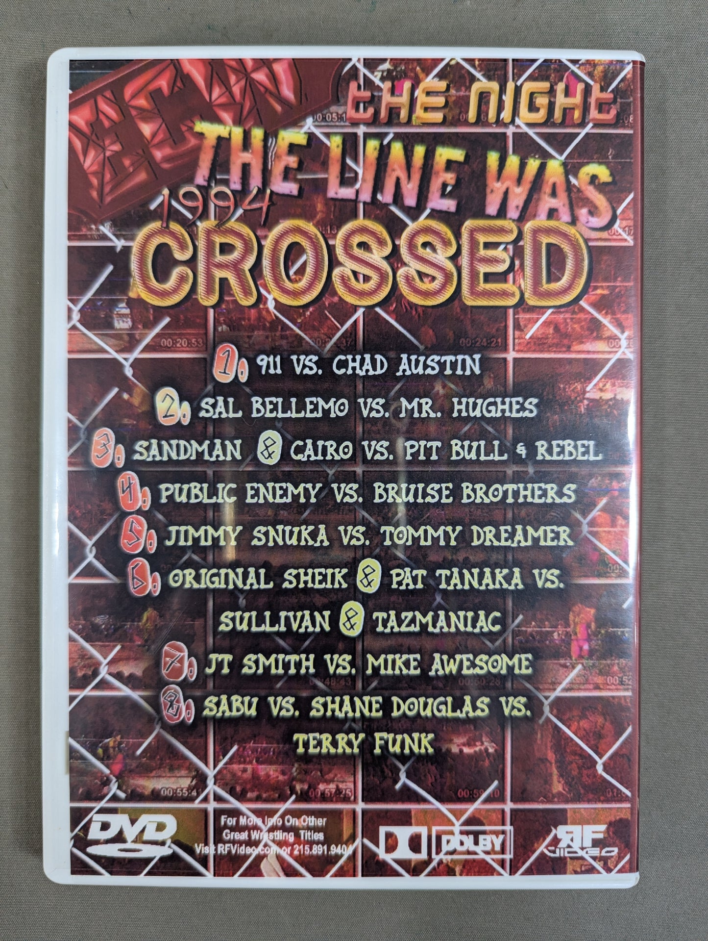 ECW THE NIGHT THE LINE WARS 1994