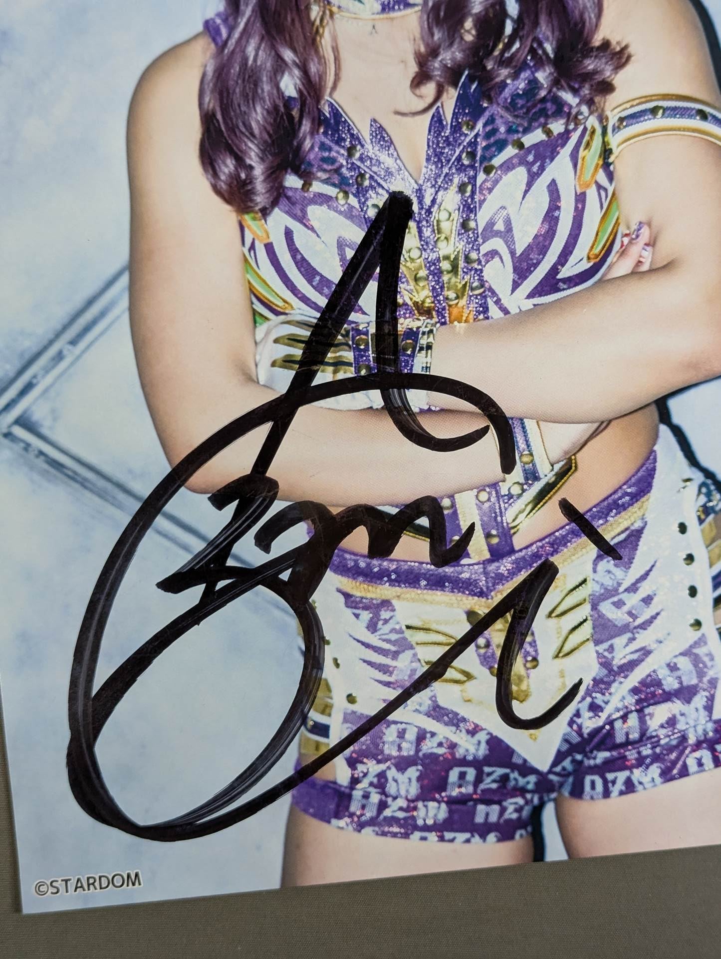 AZM hand signed autograph stardom Pro-Photo (P-3)