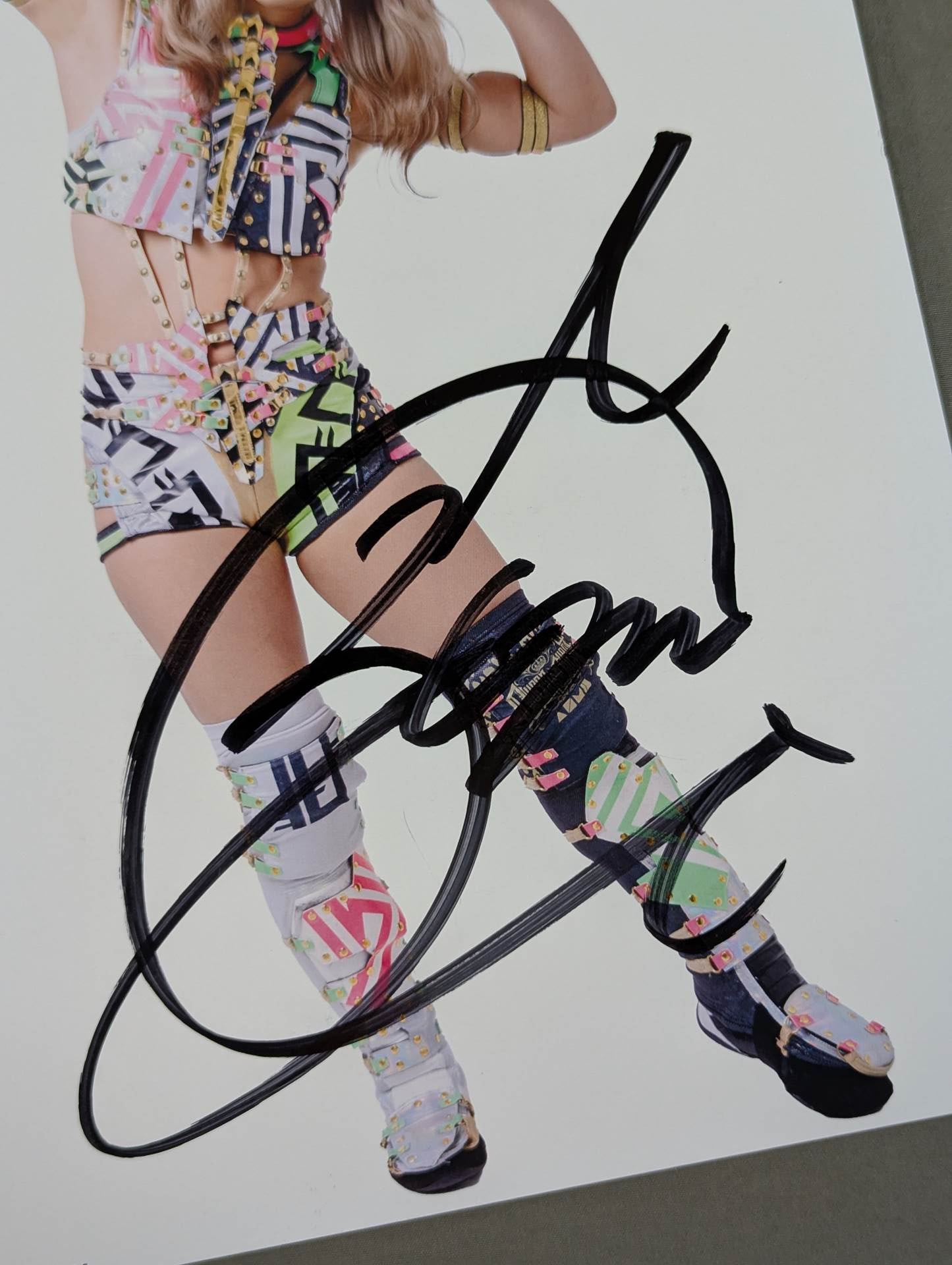 AZM hand signed autograph stardom Pro-Photo (P-6)