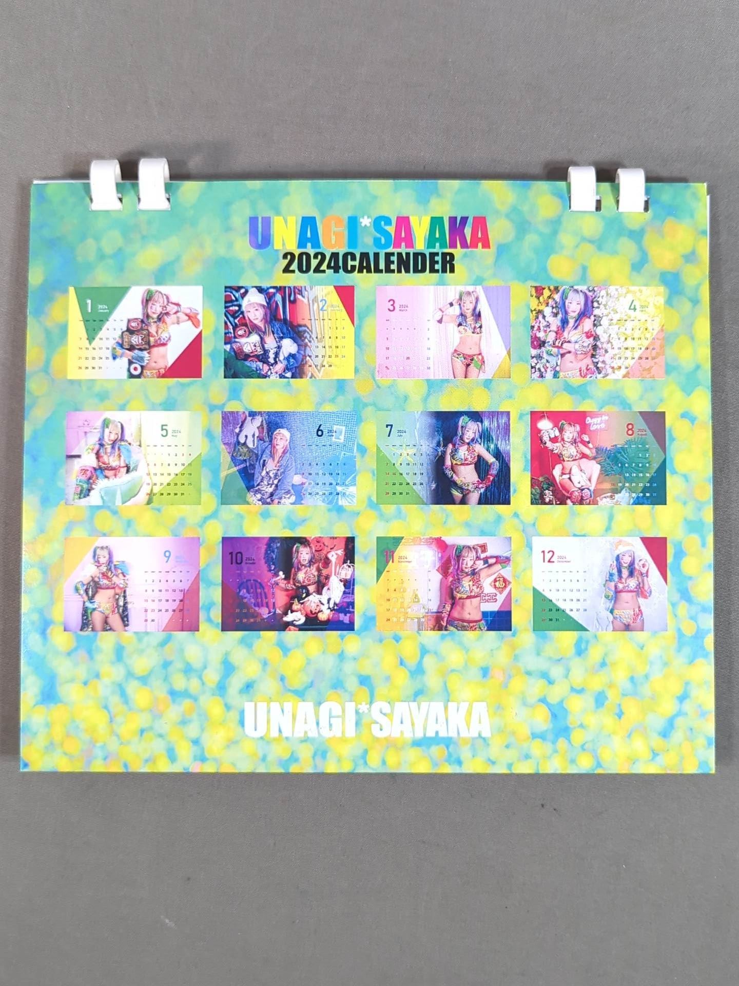 ウナギ・サヤカ 2024年 卓上カレンダー