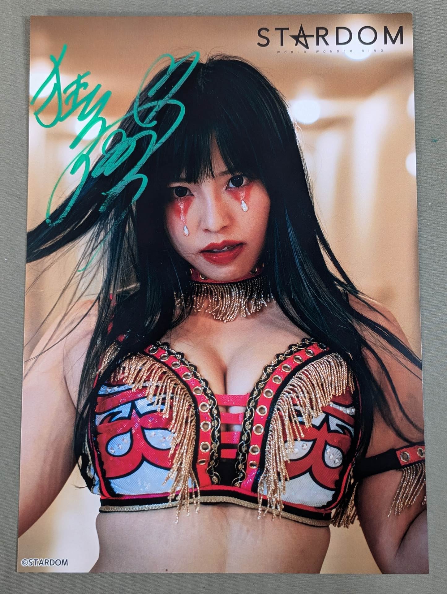 白川未奈 直筆サイン入り スターダムポートレート(I-5) – 闘道館