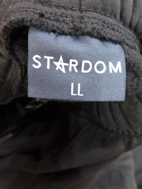 スターダム×アベイル スウェットパンツ①(ブラック)