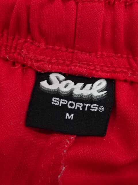 新日本プロレス×SOUL ライオンマーク ジャージハーフパンツ①(レッド)