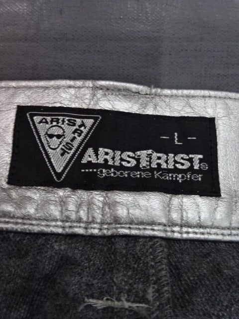 ARISTRIST AT Shiny Cropped Pants