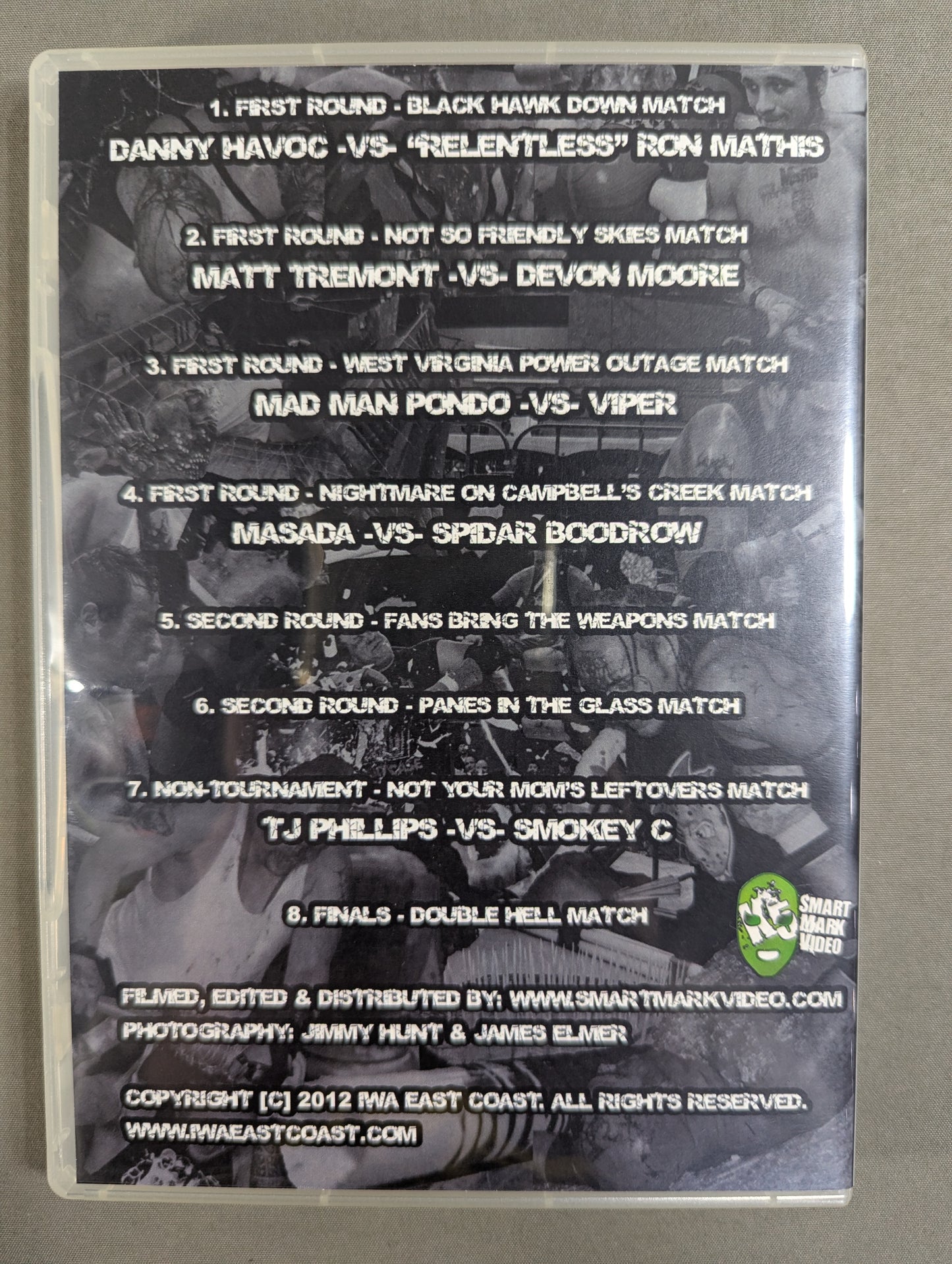IWA EAST COAST 2012 MASTERS OF PAIN INVITATIONAL