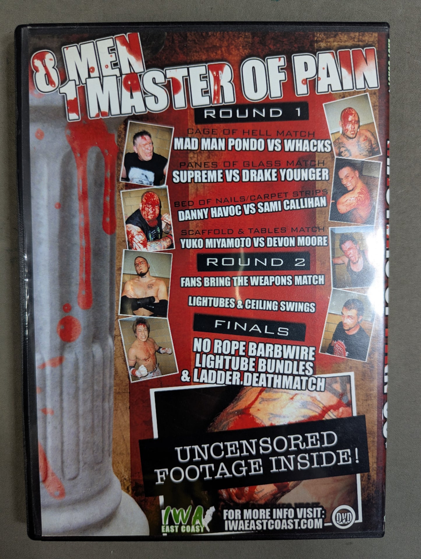★宮本裕向参戦!!★ IWA EAST COAST MASTERS OF PAIN 2009