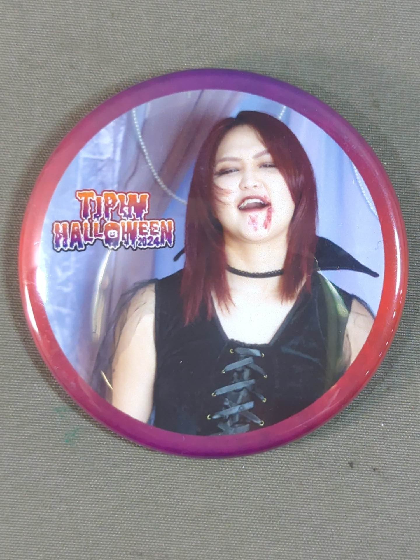 Miyu Yamashita Tokyo Joshi Pro Wrestling Halloween '24 PinBack button