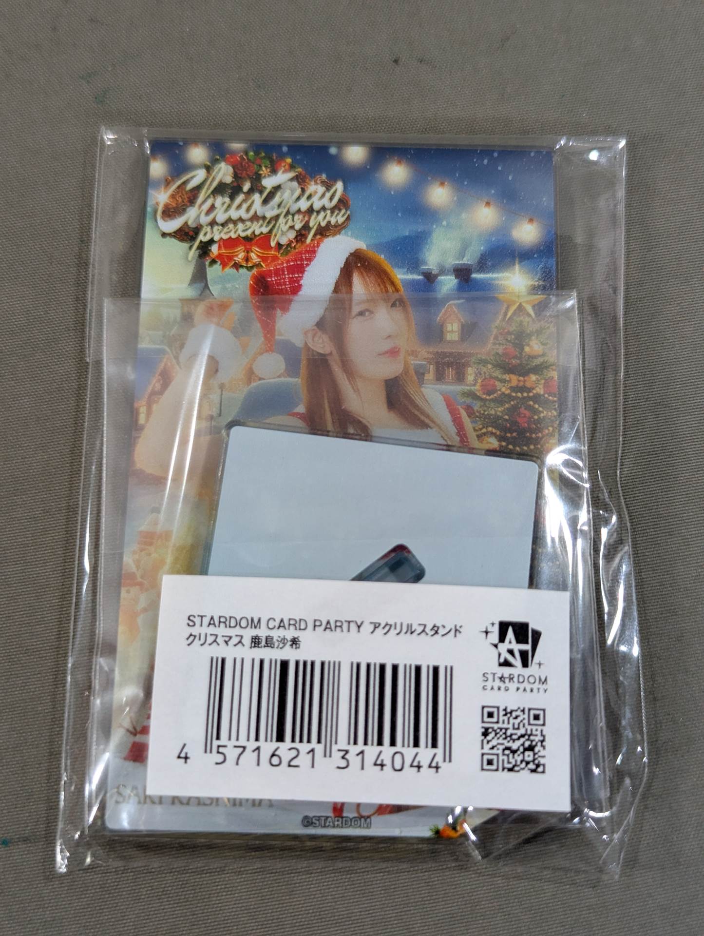 Saki Kashima STARDOM CARD PARTY Acrylic Stand Christmas