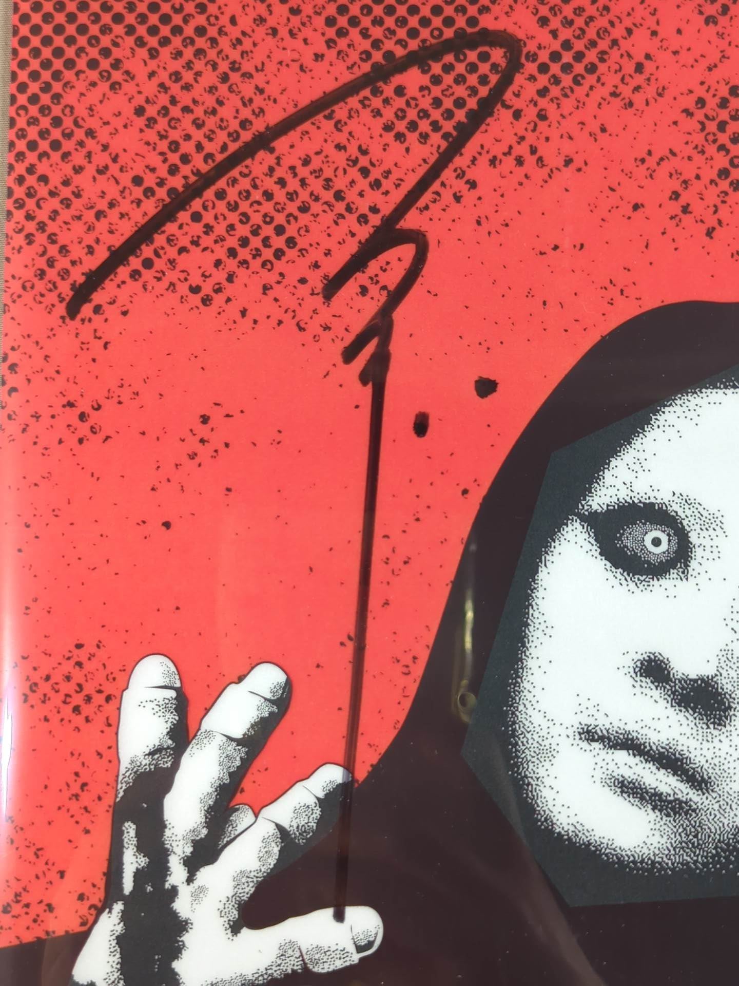 【Hand signed autograph】 Eiger plastic file folder