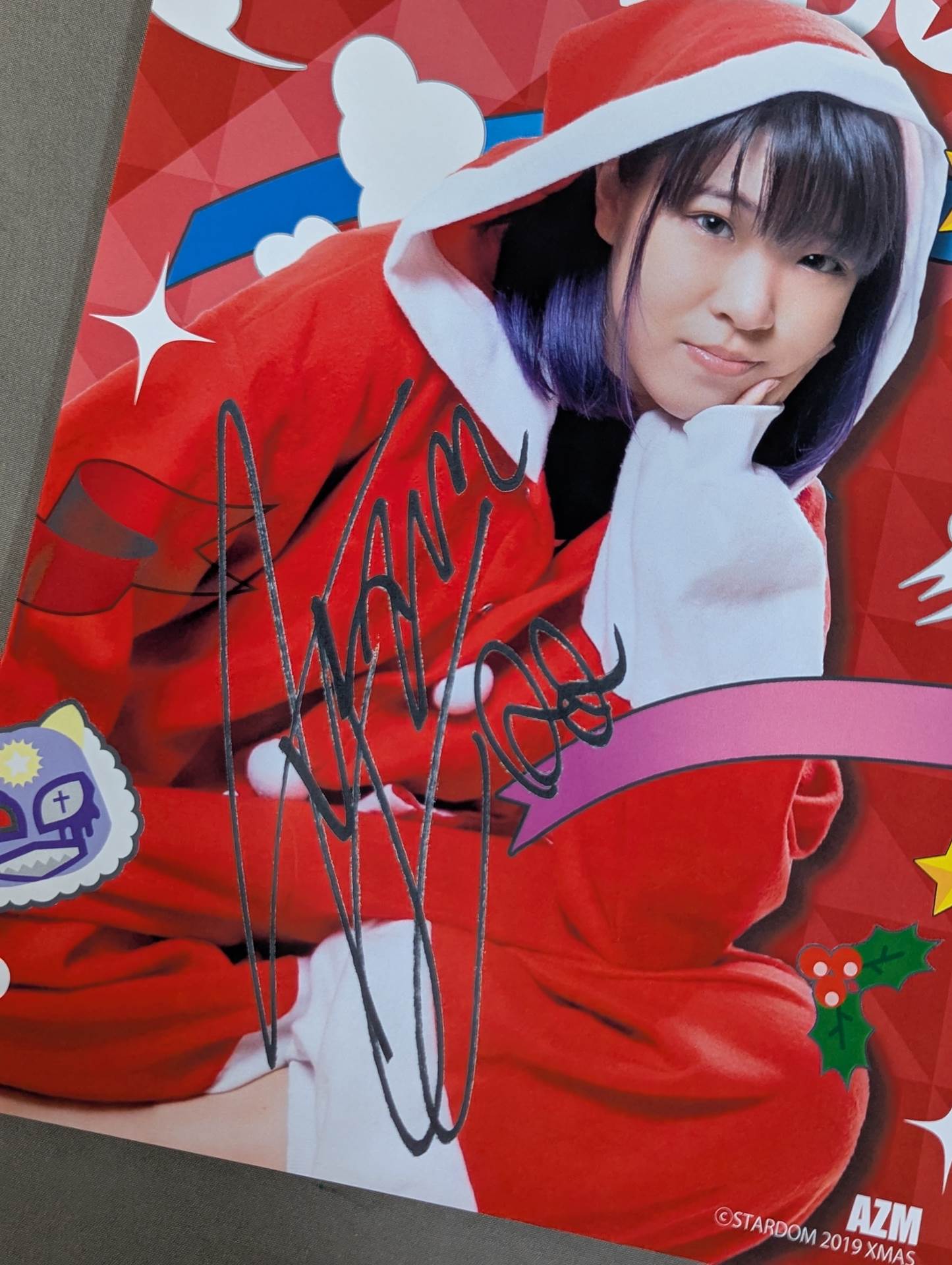 AZM サンタ ポートレート (STARDOM 2019 XMAS)