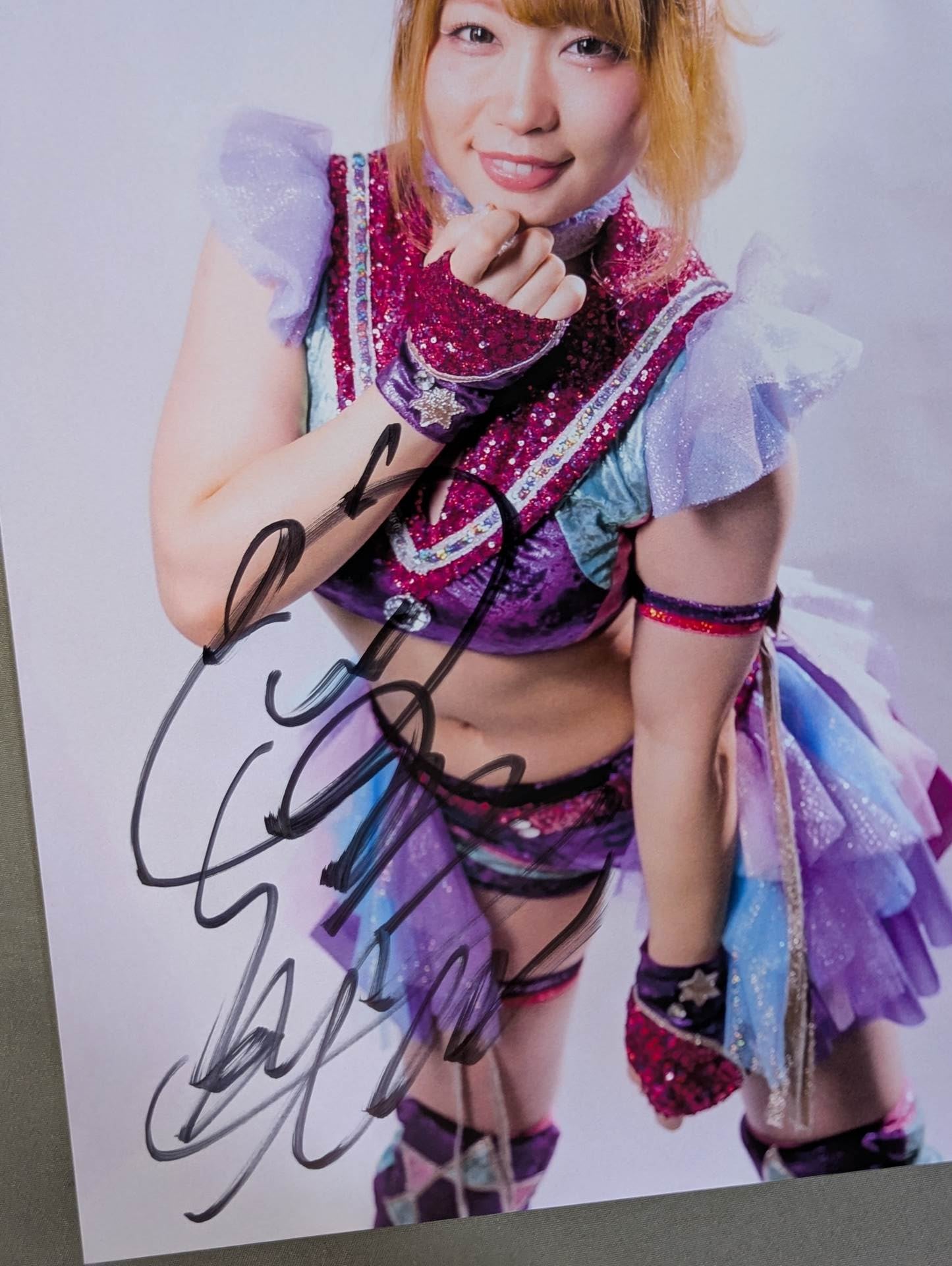 中野たむ 直筆サイン入り スターダムポートレート(C-6)