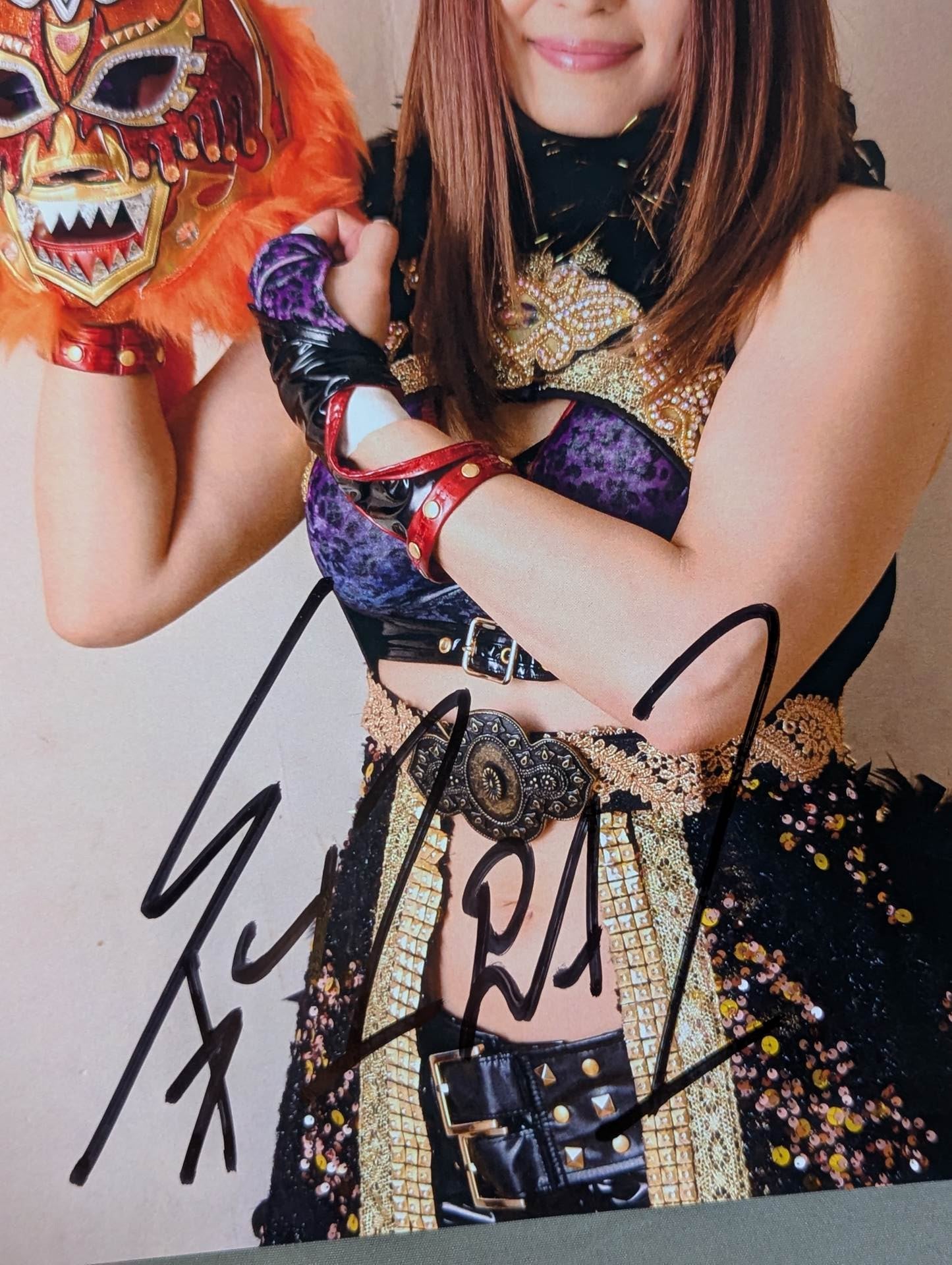 紫雷イオ 直筆サイン入りポートレート(G-1)