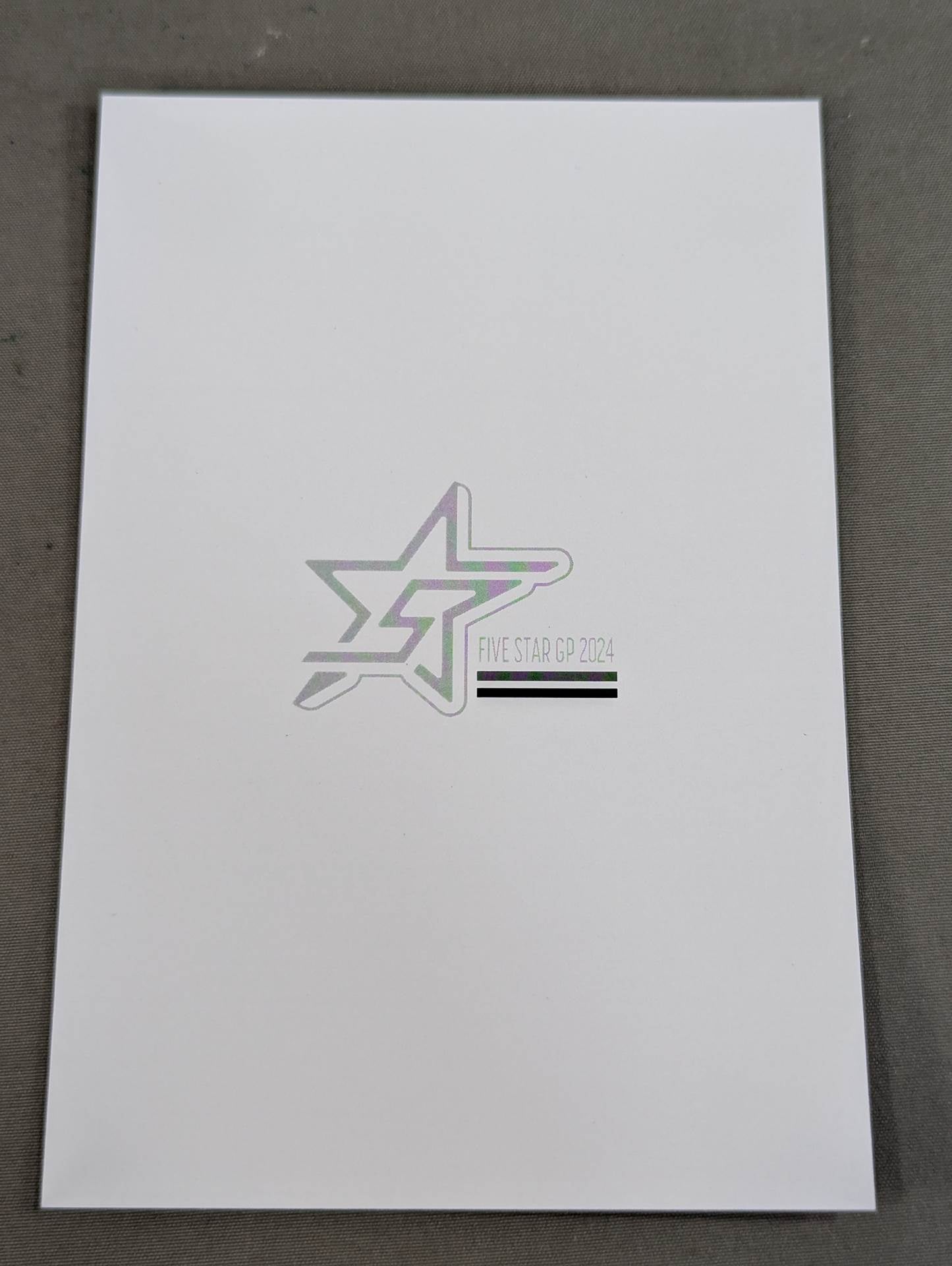 ★5 STAR GP 2024 RED STARS Postcard
