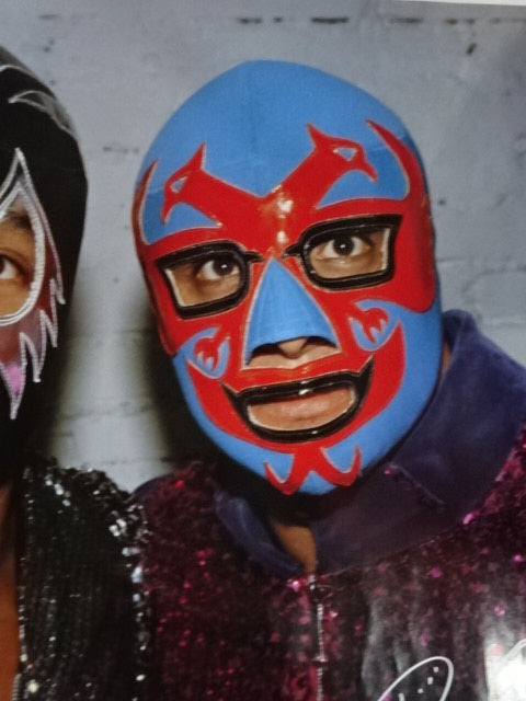 Mil Mascaras &Dos Caras GONG JUMBO PIN-UP Wrestling SELECTION