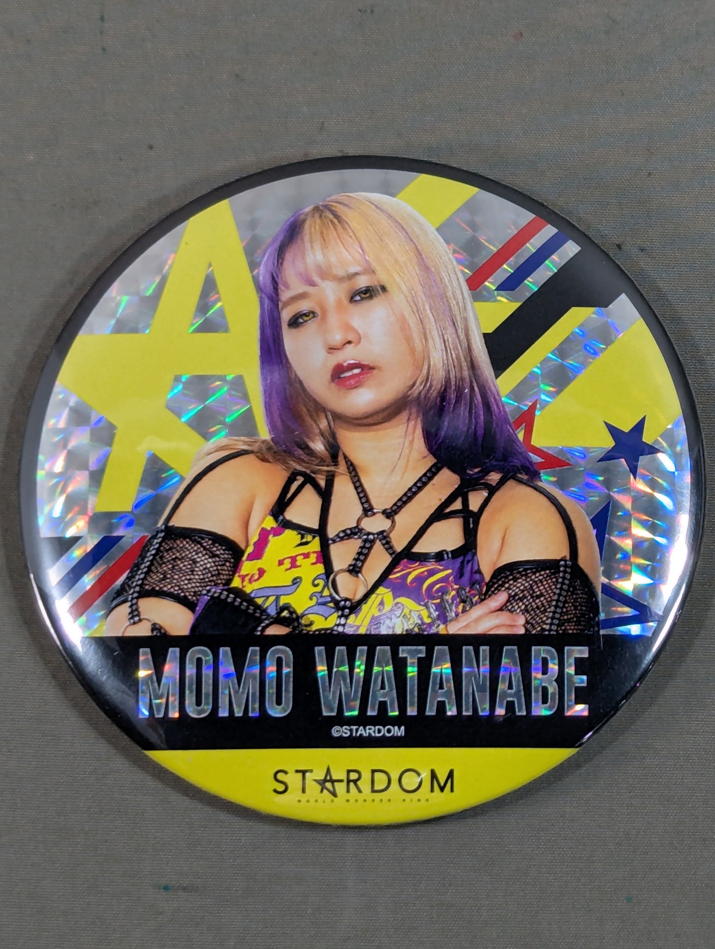 Momo Watanabe 5★STAR GP 2024 Random PinBack button