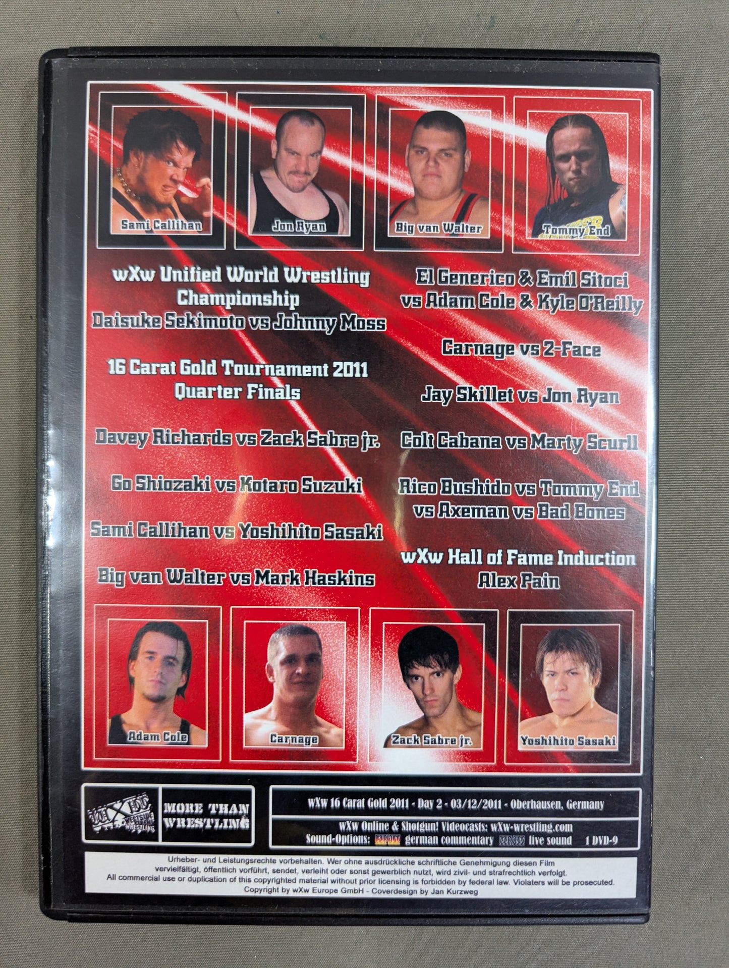 WXW 16 CARAT GOLD 2011 DAY.2
