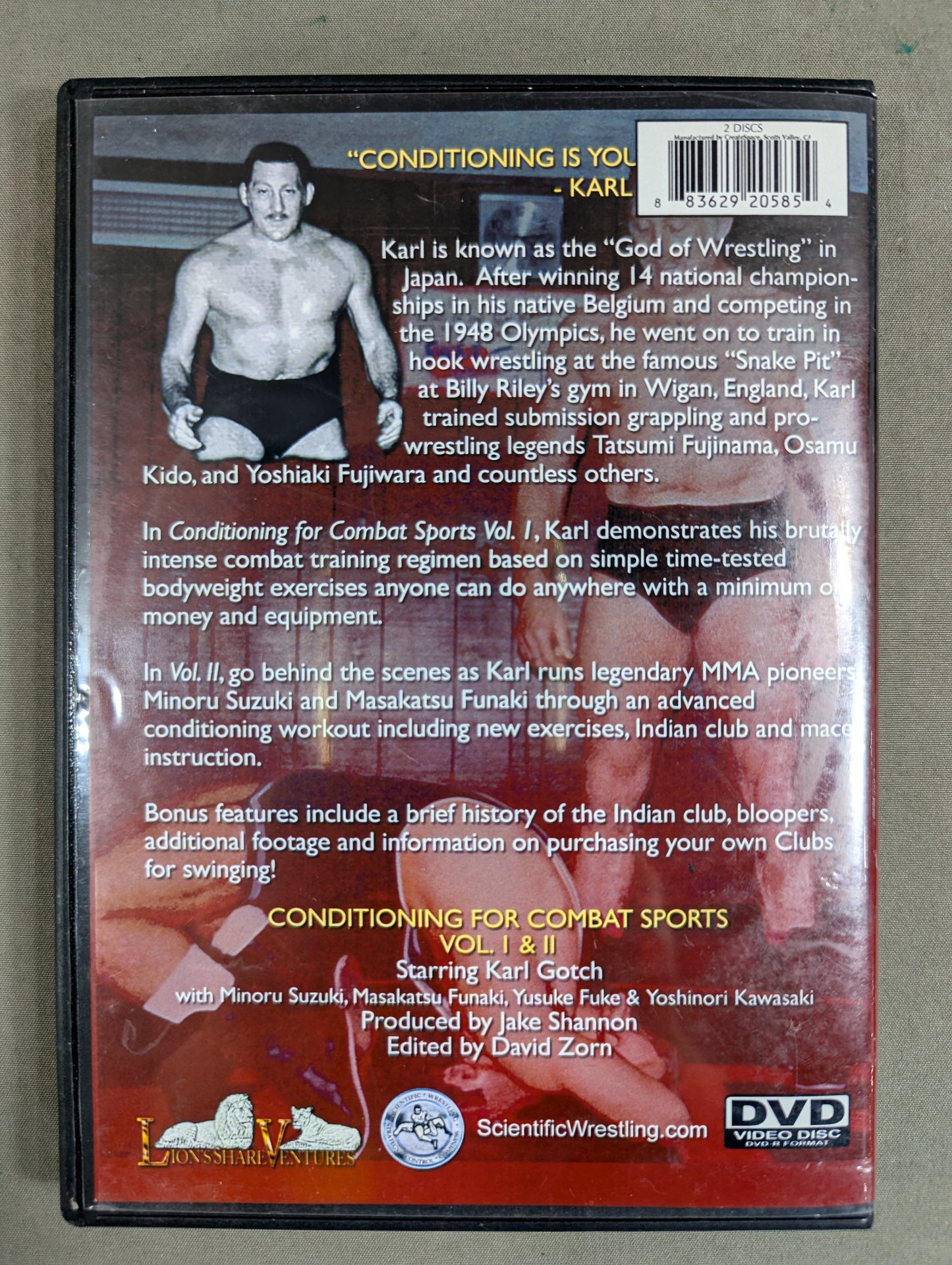 KARL GOTCH CONDITIONING FOR COMBAT SPORTS VOLUME1&2