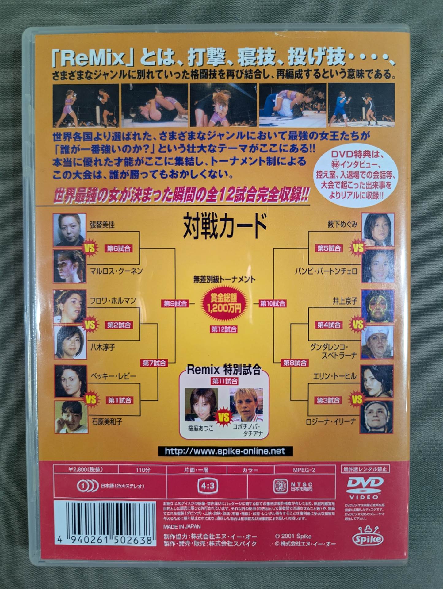 ★女子総合格闘技★ ReMiX WORLD CUP 2000
