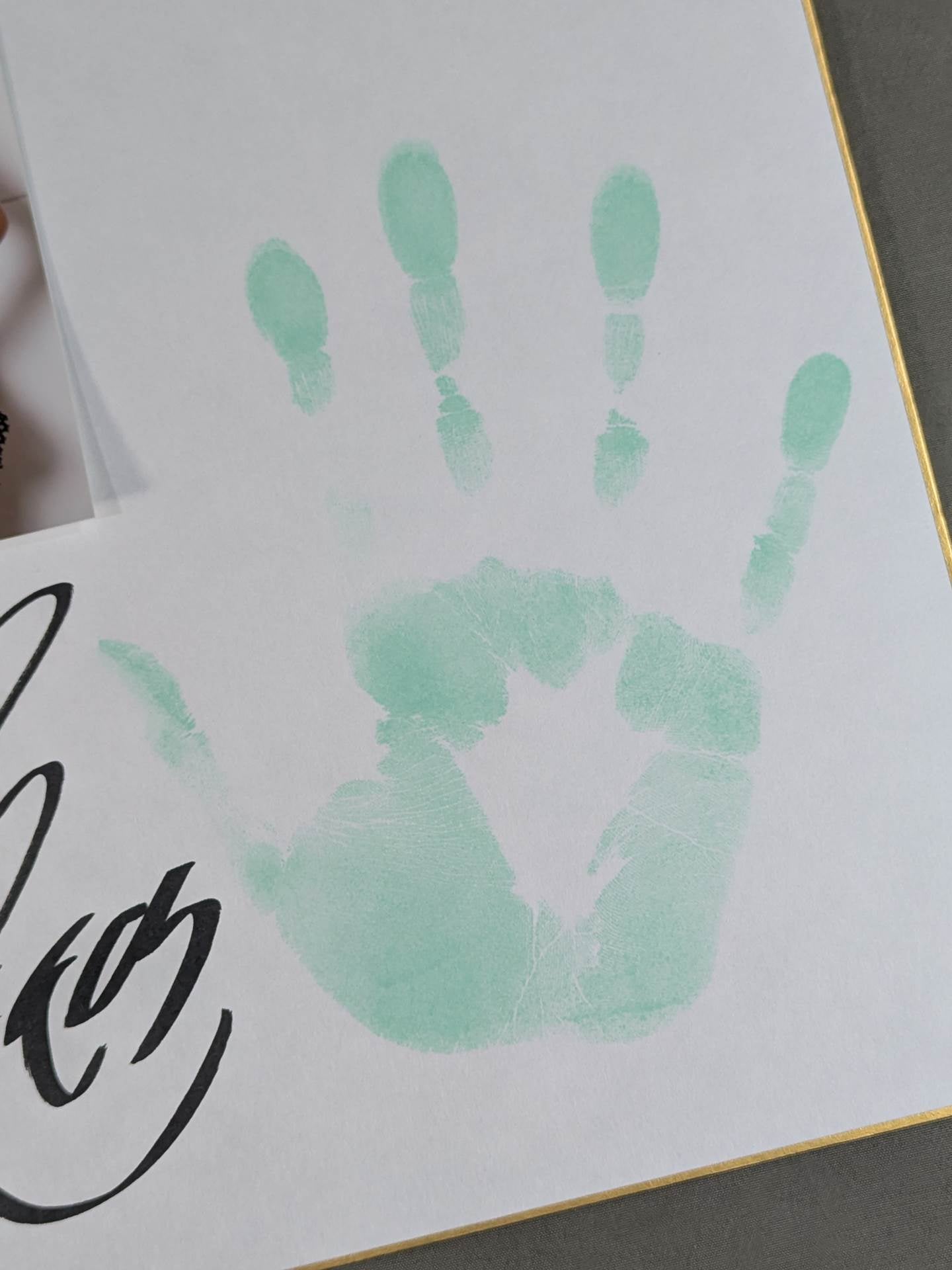 ★ Handprint Shikishi ( Autograph board ) & Limited Photos ★ Konami