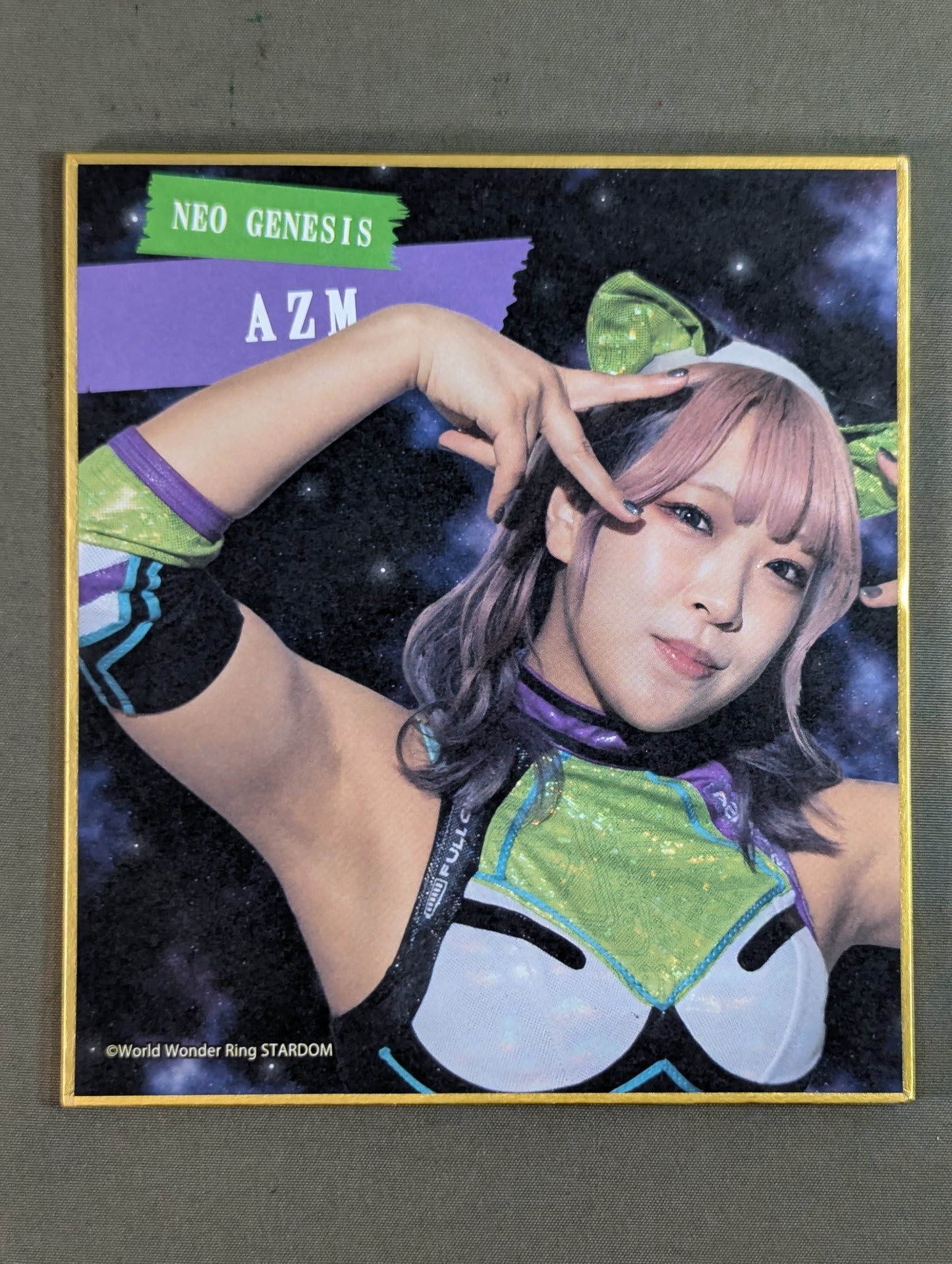 AZM (Mini Shikishi ( Autograph board ) )