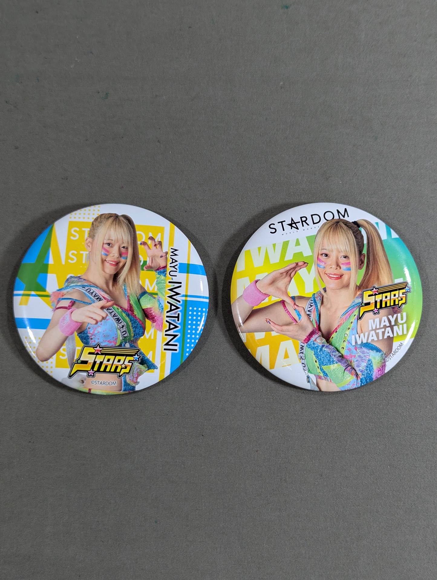★ The world's most iconic ★ star Mayu Iwatani PinBack button set