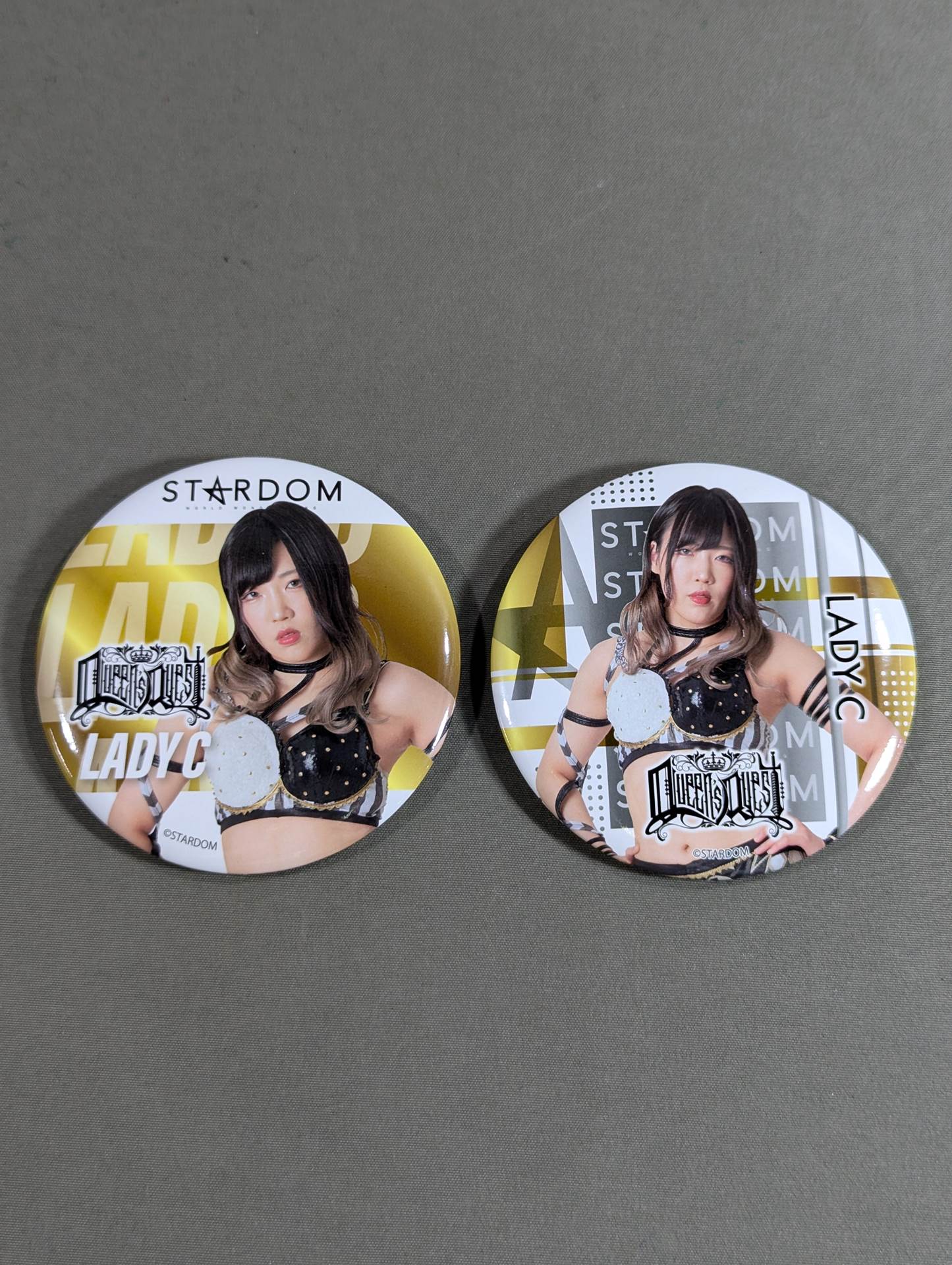 ★ Human Tower★ Lady C PinBack button Sets(3)