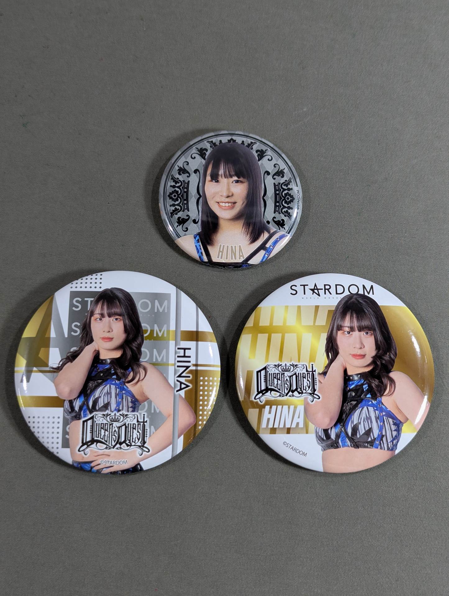 ★ Ungai Soten JD Fighter★ HINA PinBack button Sets(3)