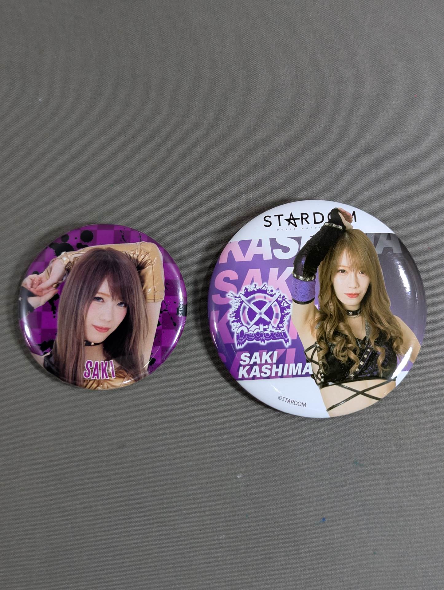 ★ Lightning-fast resurrection ★ Saki Kashima PinBack button Sets(2)