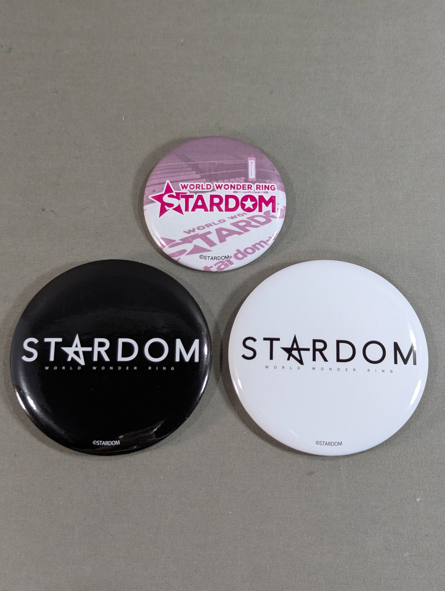 Stardom Logo PinBack button set