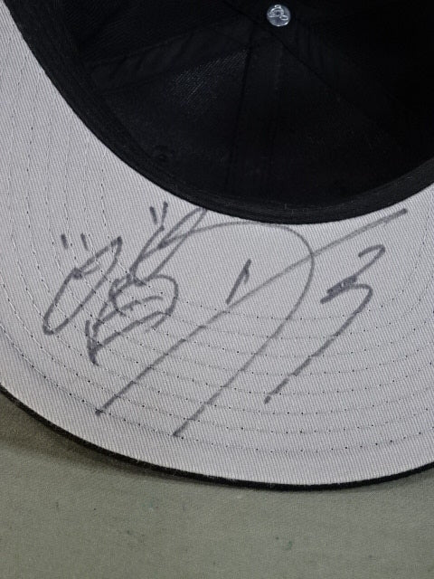 【直筆サイン入り】DASH・チサコ 復帰記念キャップ①(ブラック)