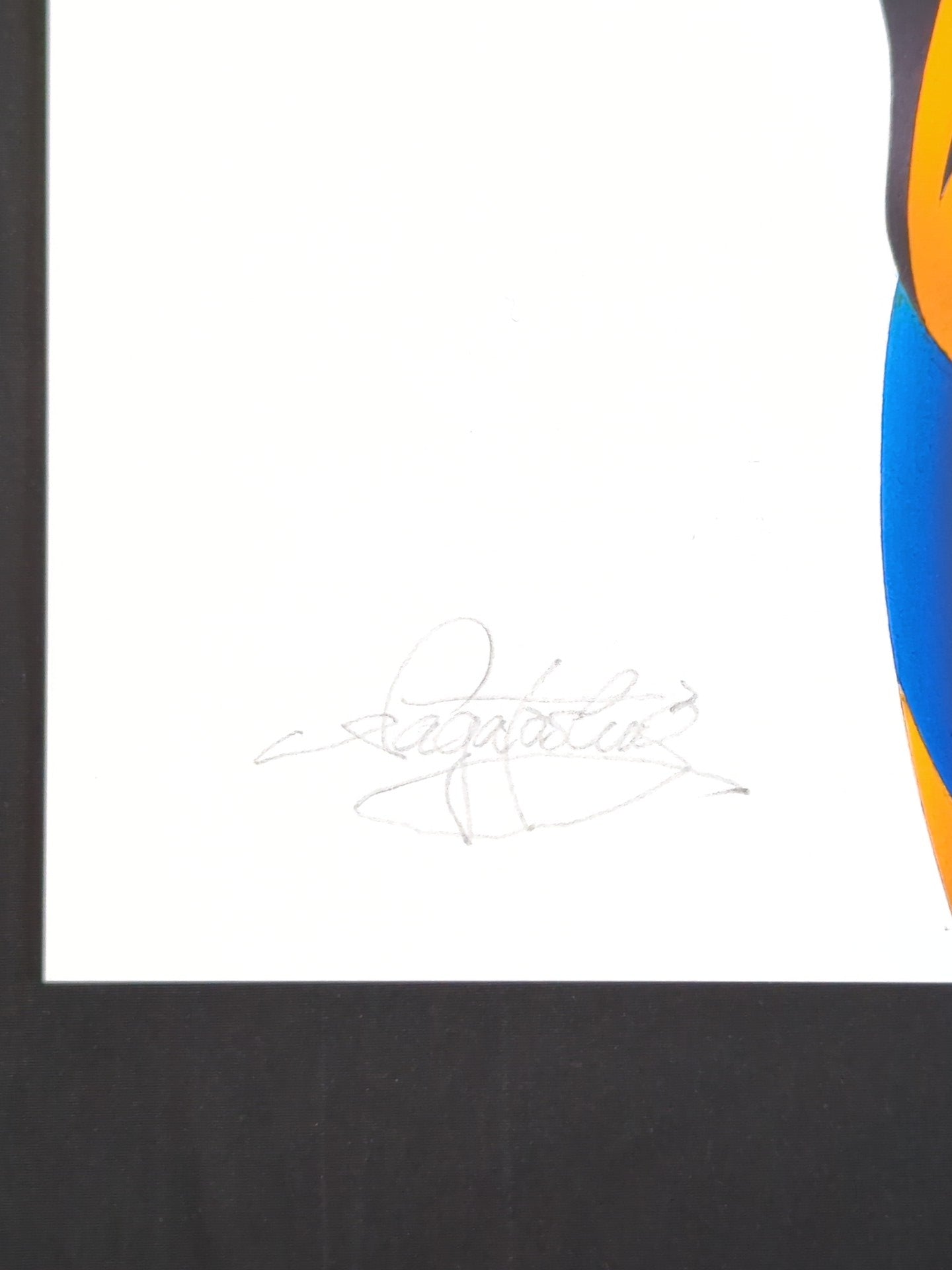 ★ Nagatoshi Sakai 's original drawing work ★ "The Legend of Misawa Tiger" 2nd Tiger Mask (1986, Geji Geji type)