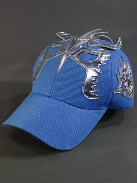 直筆サイン入り】ウルティモ・ドラゴン マスクキャップ①(ライトブルー