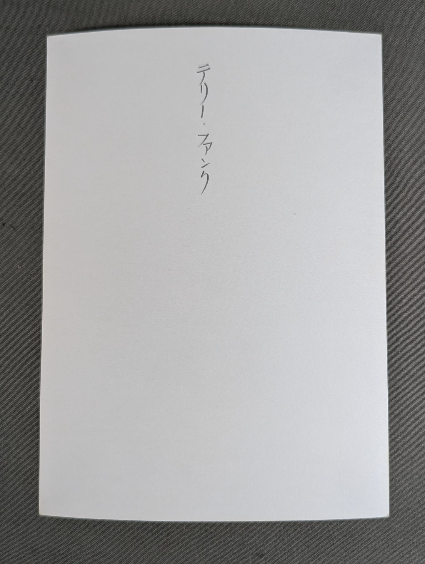 テリー・ファンク 白黒写真①