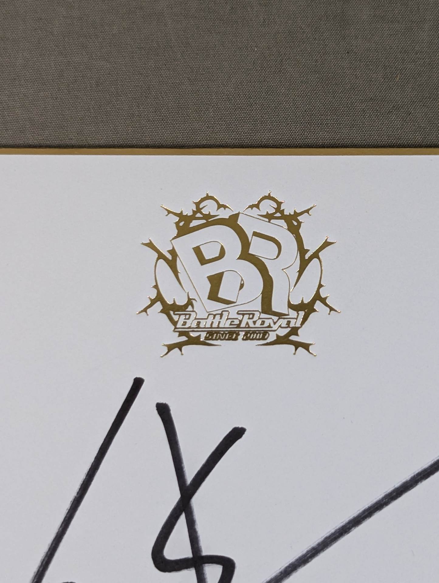 柴田勝頼(バトルロイヤル専用色紙)