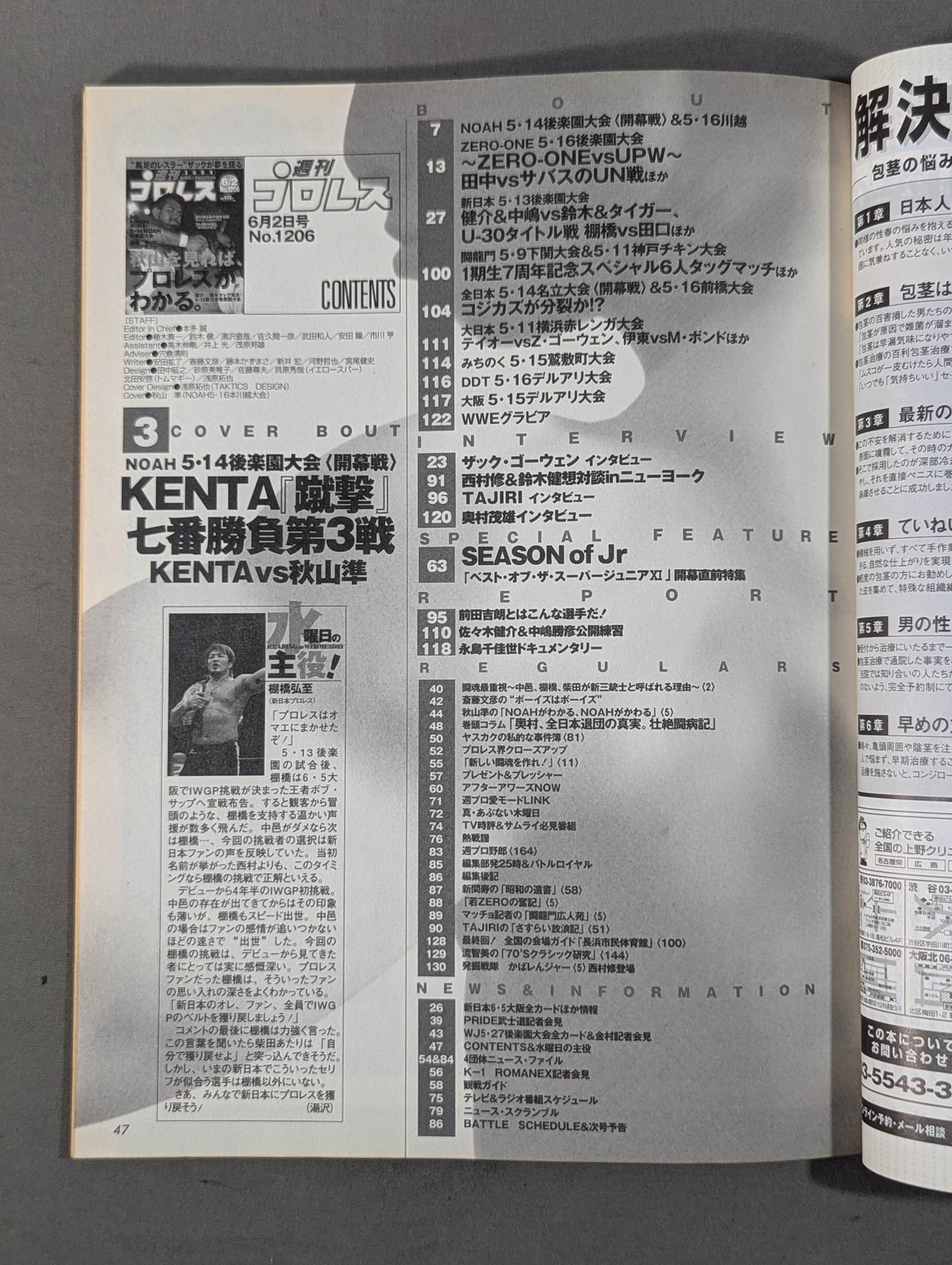 週刊プロレス1206