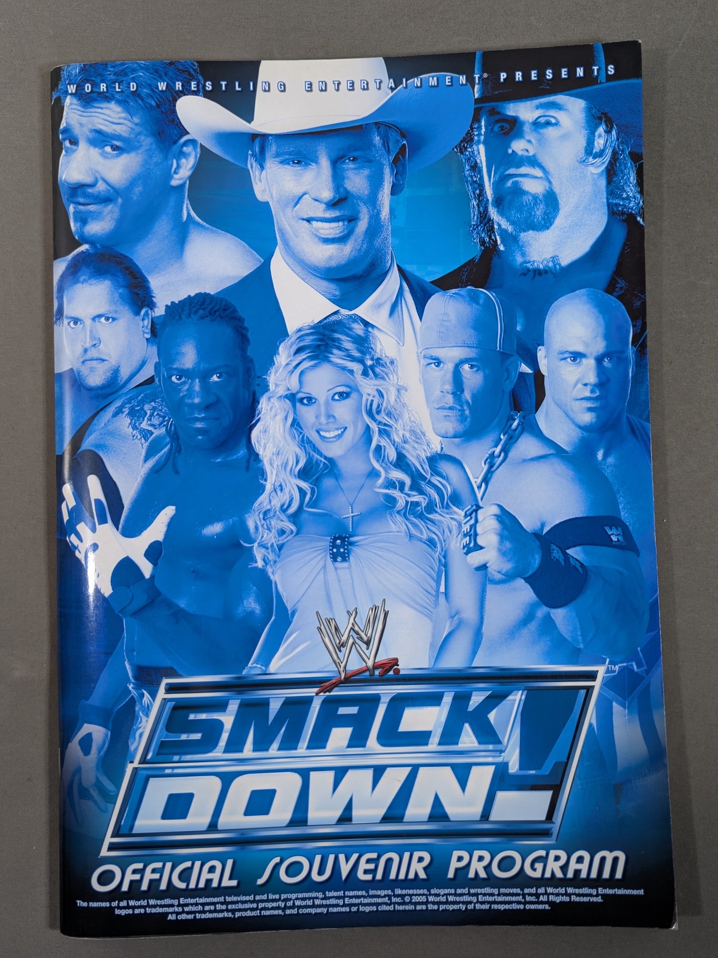 RAW&SMACKDOWN OFFICIAL SOUVENIR PROGRAM 2005 (A)