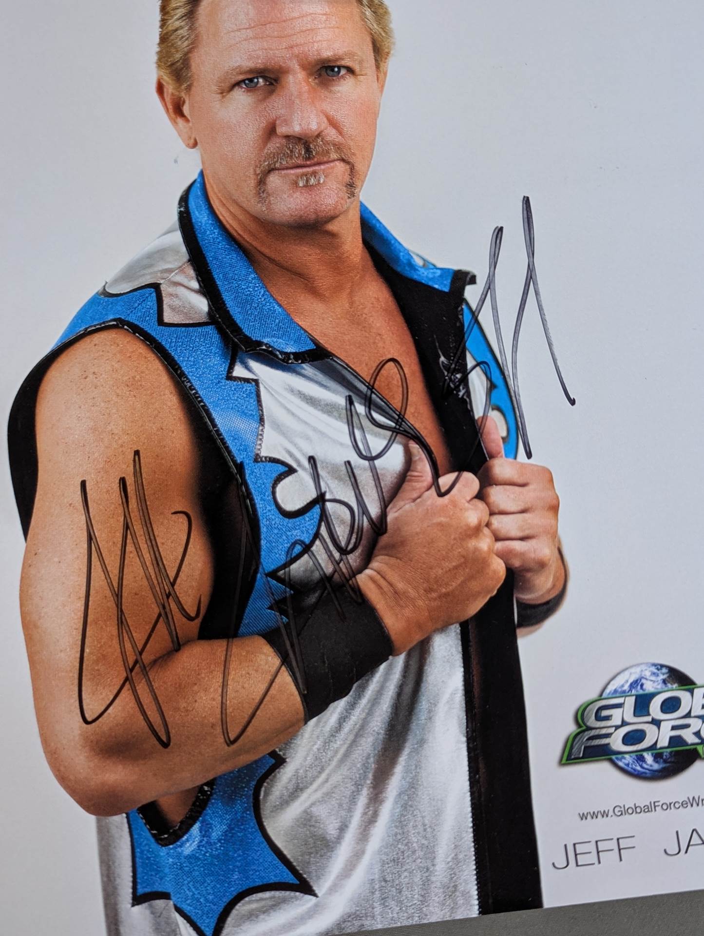 Jeff Jarrett hand signed autograph Pro-Photo (A-2)