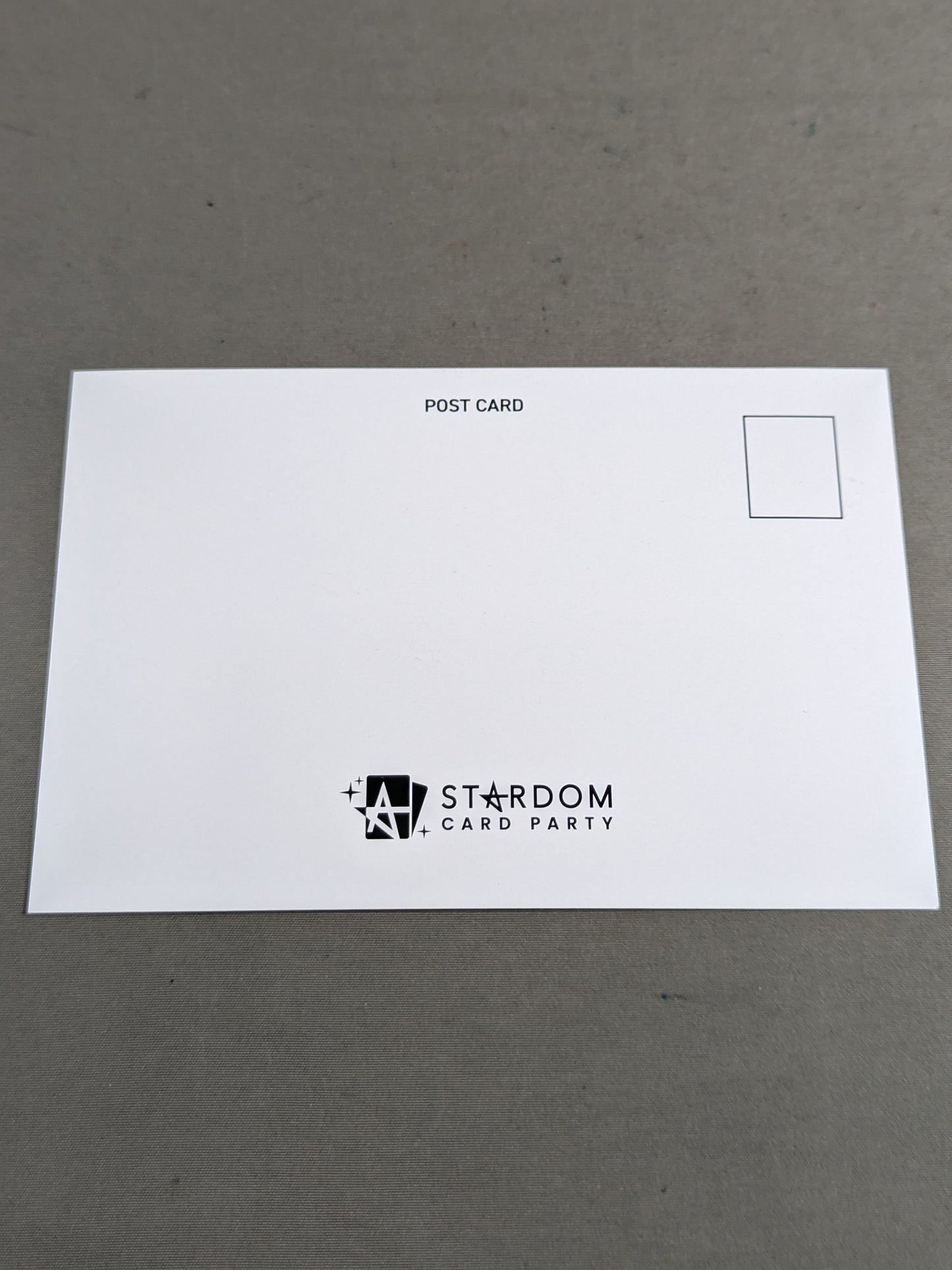 STARDOM CARD PARTY Postcard