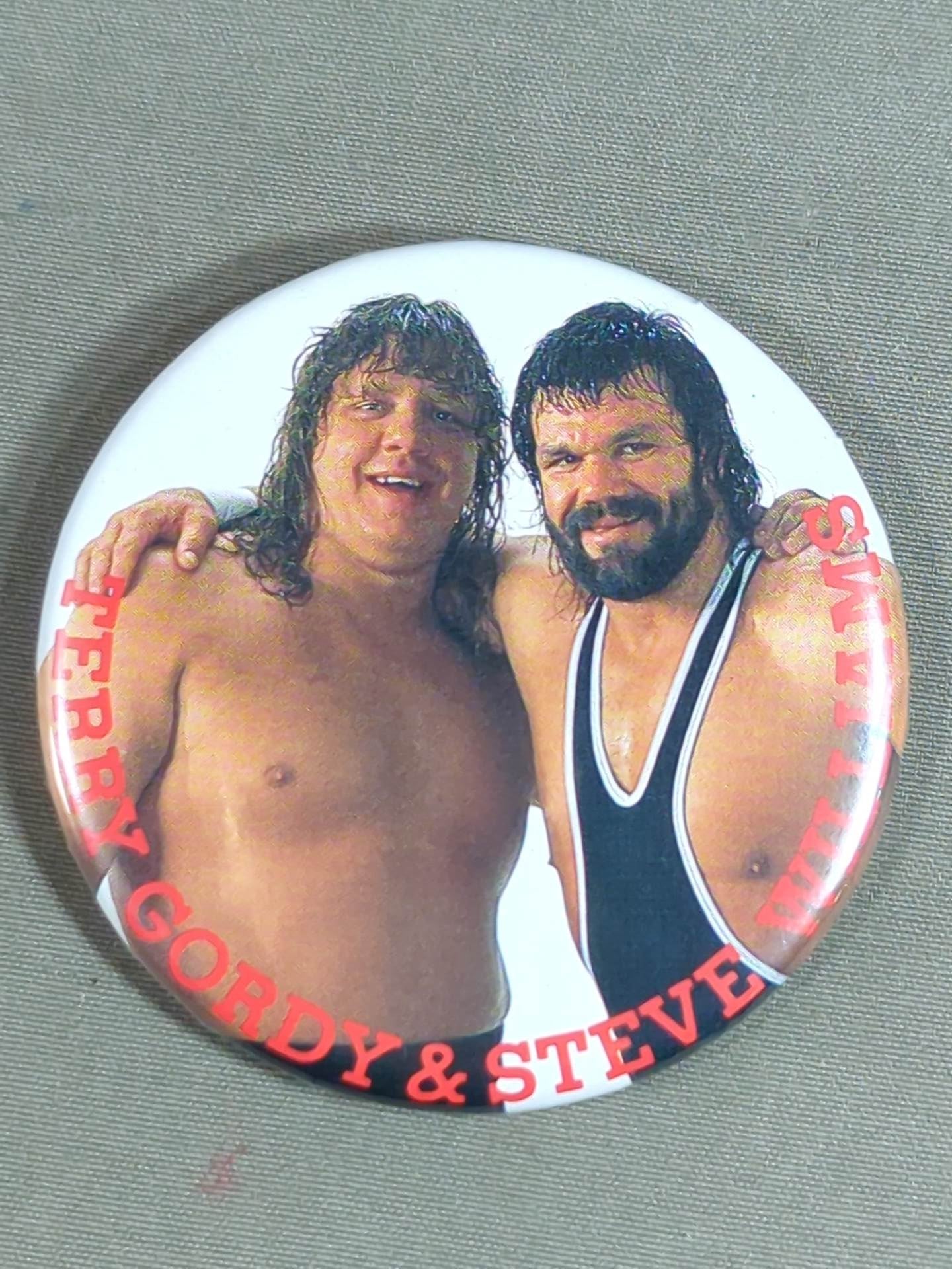 ★殺人魚雷★ テリー・ゴディ&スティーブ・ウィリアムス 缶バッジ