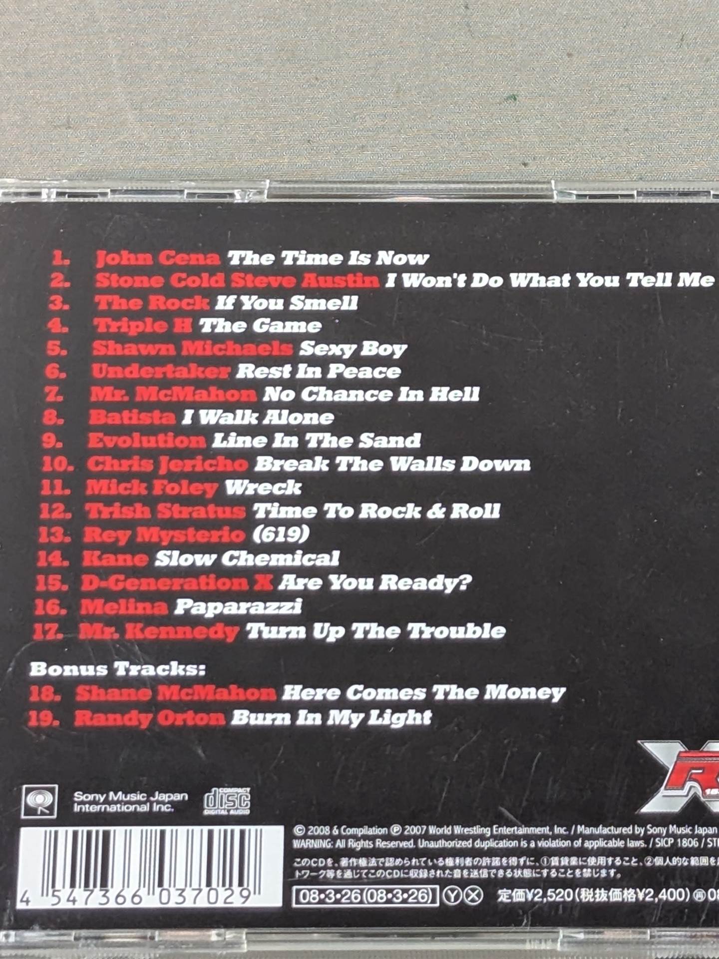 WWE RAW GREATEST HITS THE MUSIC 15TH ANNIVERSARY (Domestic Edition)