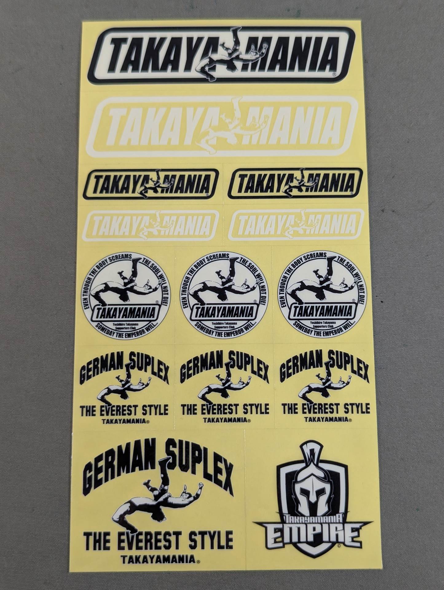 Yoshihiro Takayama "TAKAYAMANIA" sticker